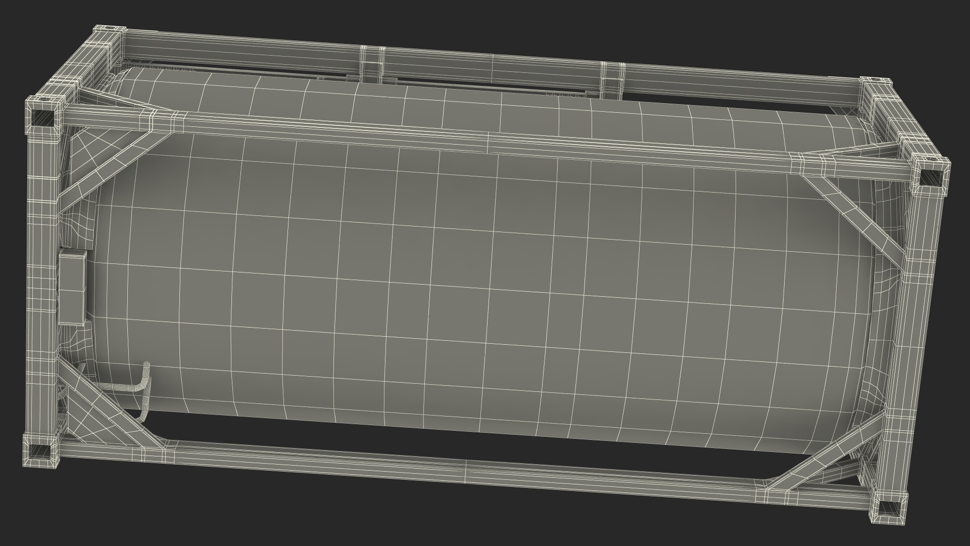 Standard ISO Tank Container 3D