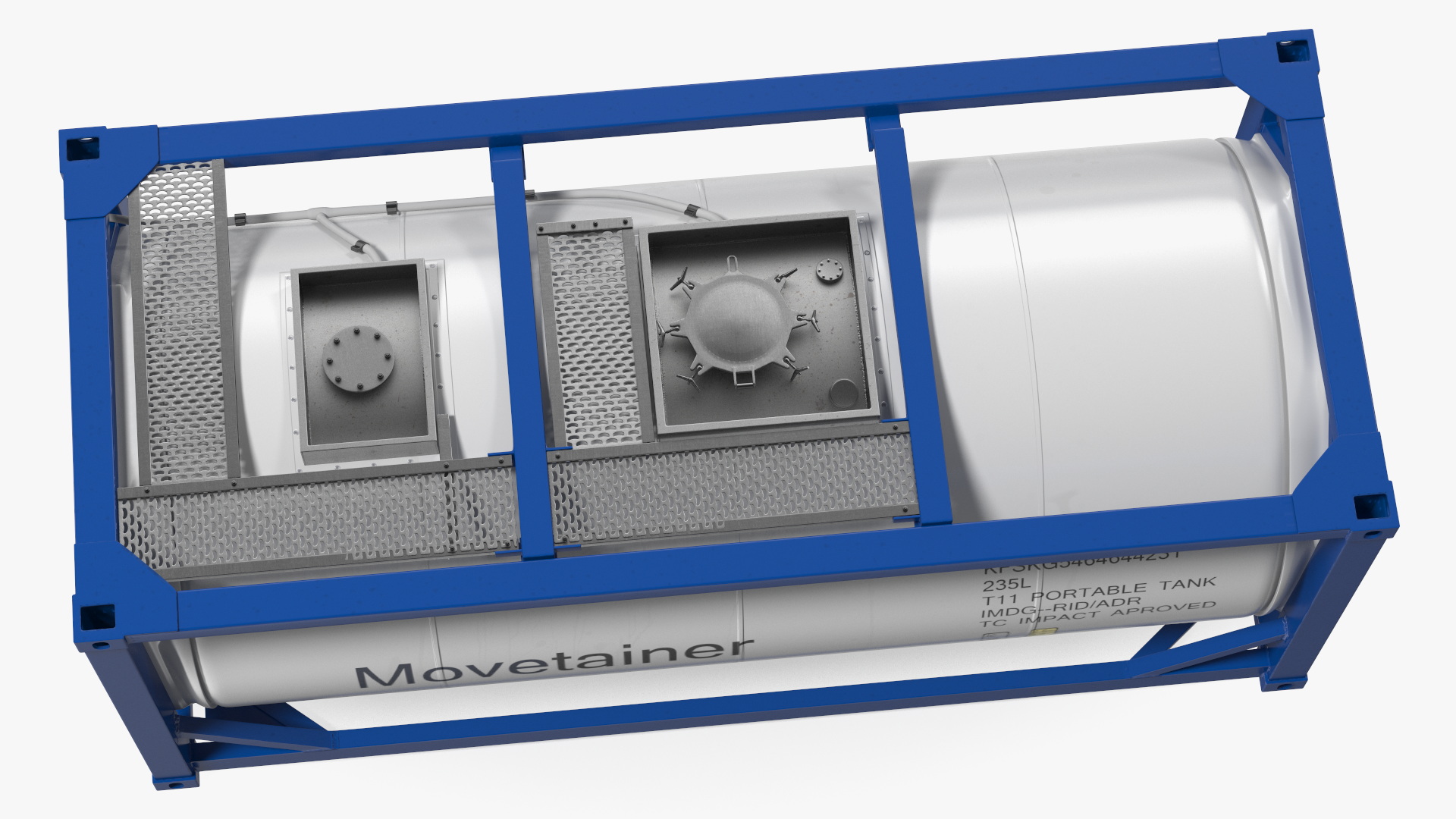 Standard ISO Tank Container 3D