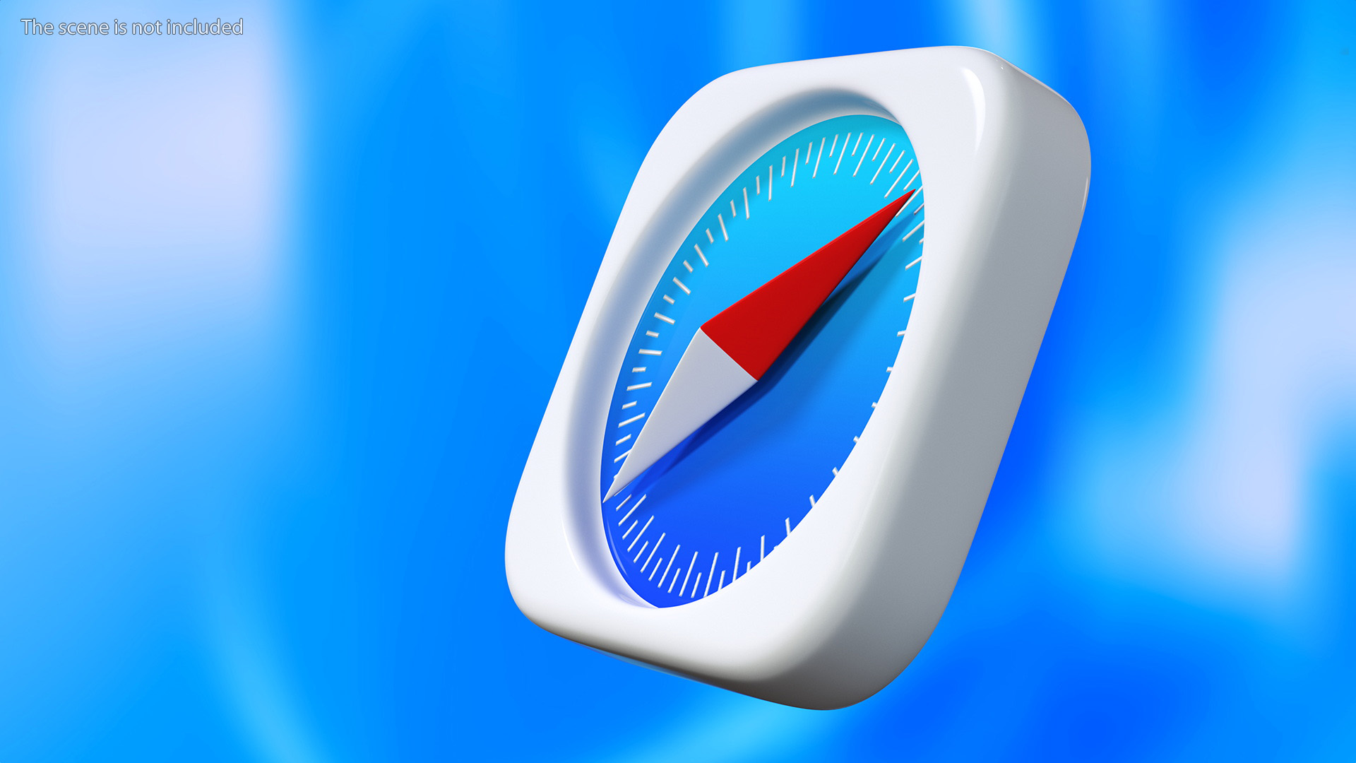 iPhone iOS Safari Icon 3D