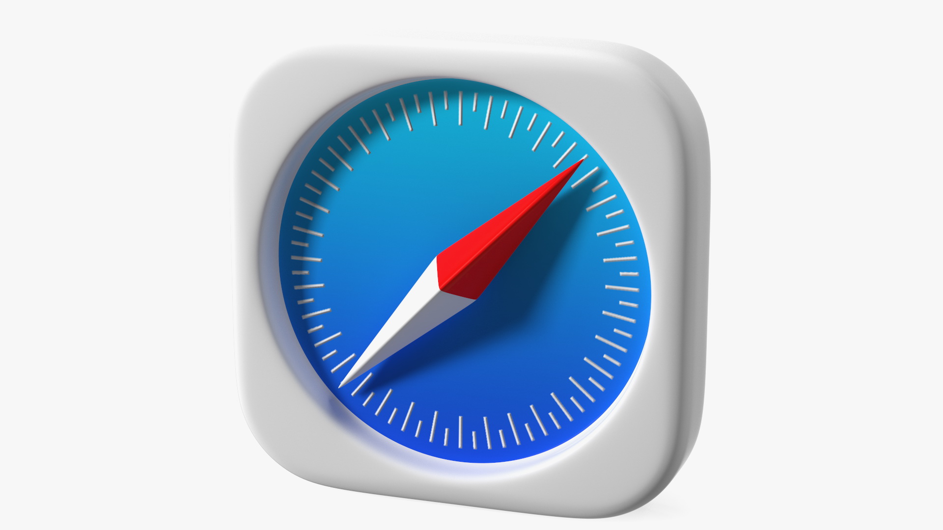 iPhone iOS Safari Icon 3D