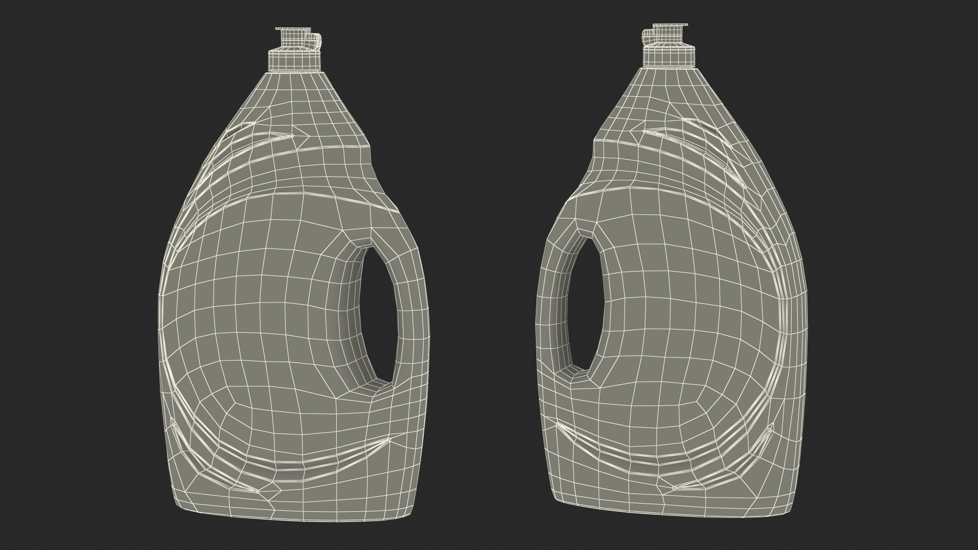 Plastic Bottle for Dish Soap Empty 3D model