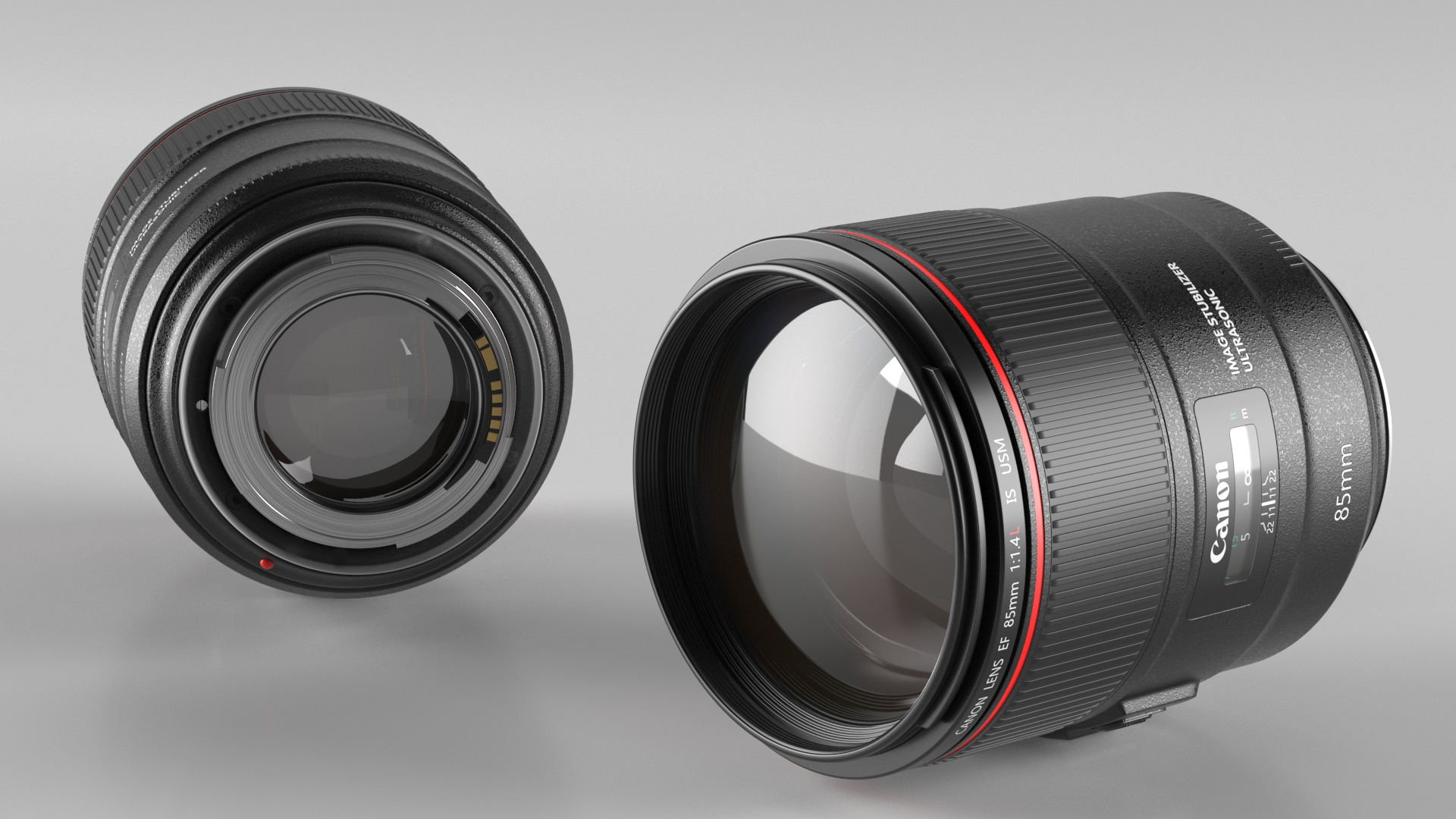 3D Lens Canon EF 85mm model