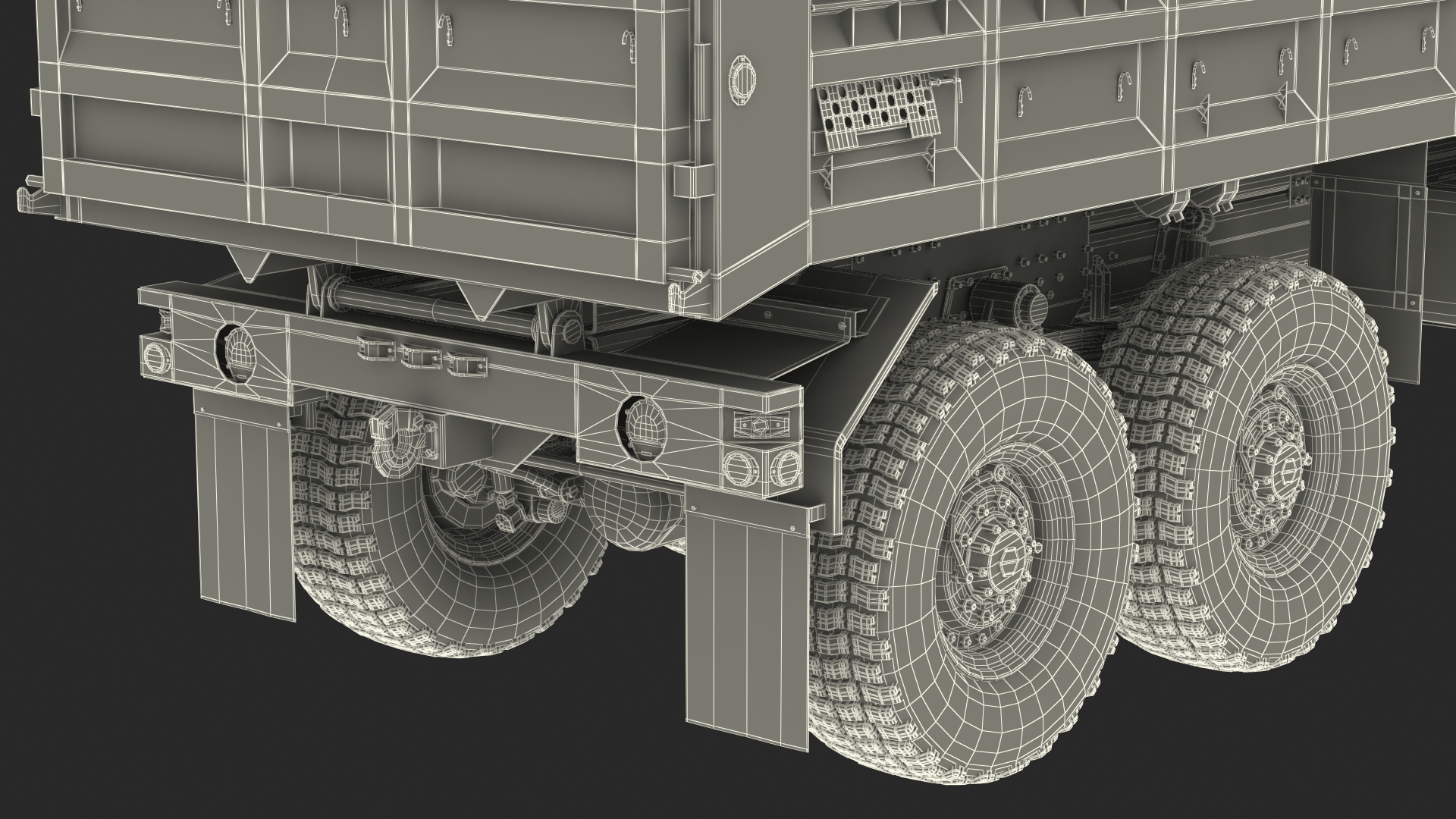 Oshkosh FMTV Dump Truck Exterior Only 3D