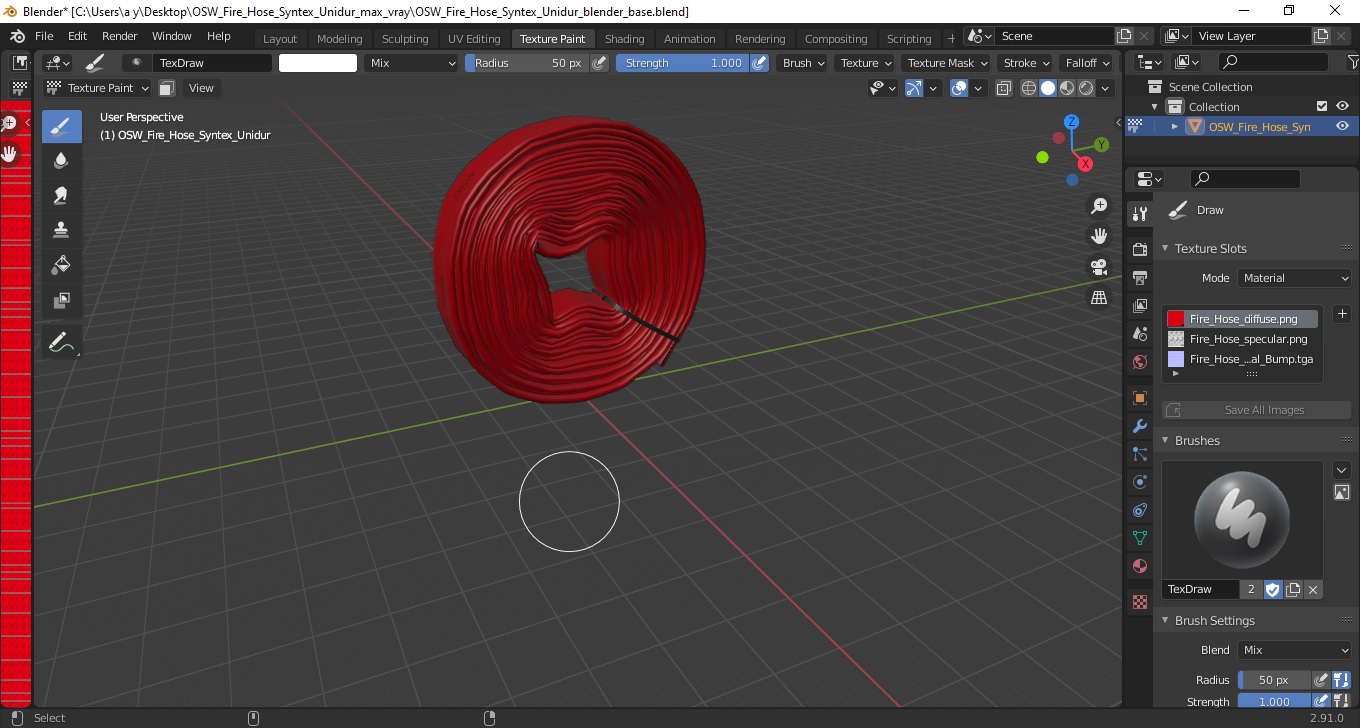 OSW Fire Hose Syntex Unidur 3D