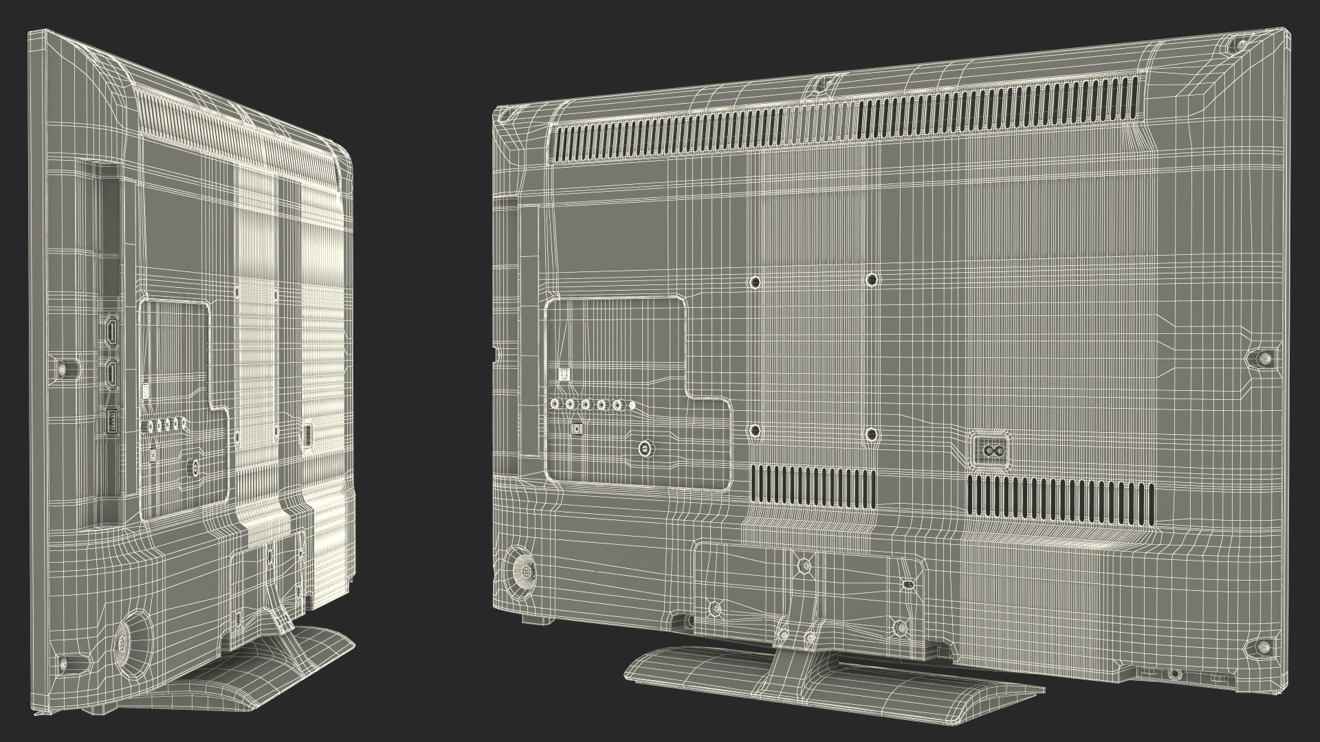 3D model Samsung LCD Television 28 inch