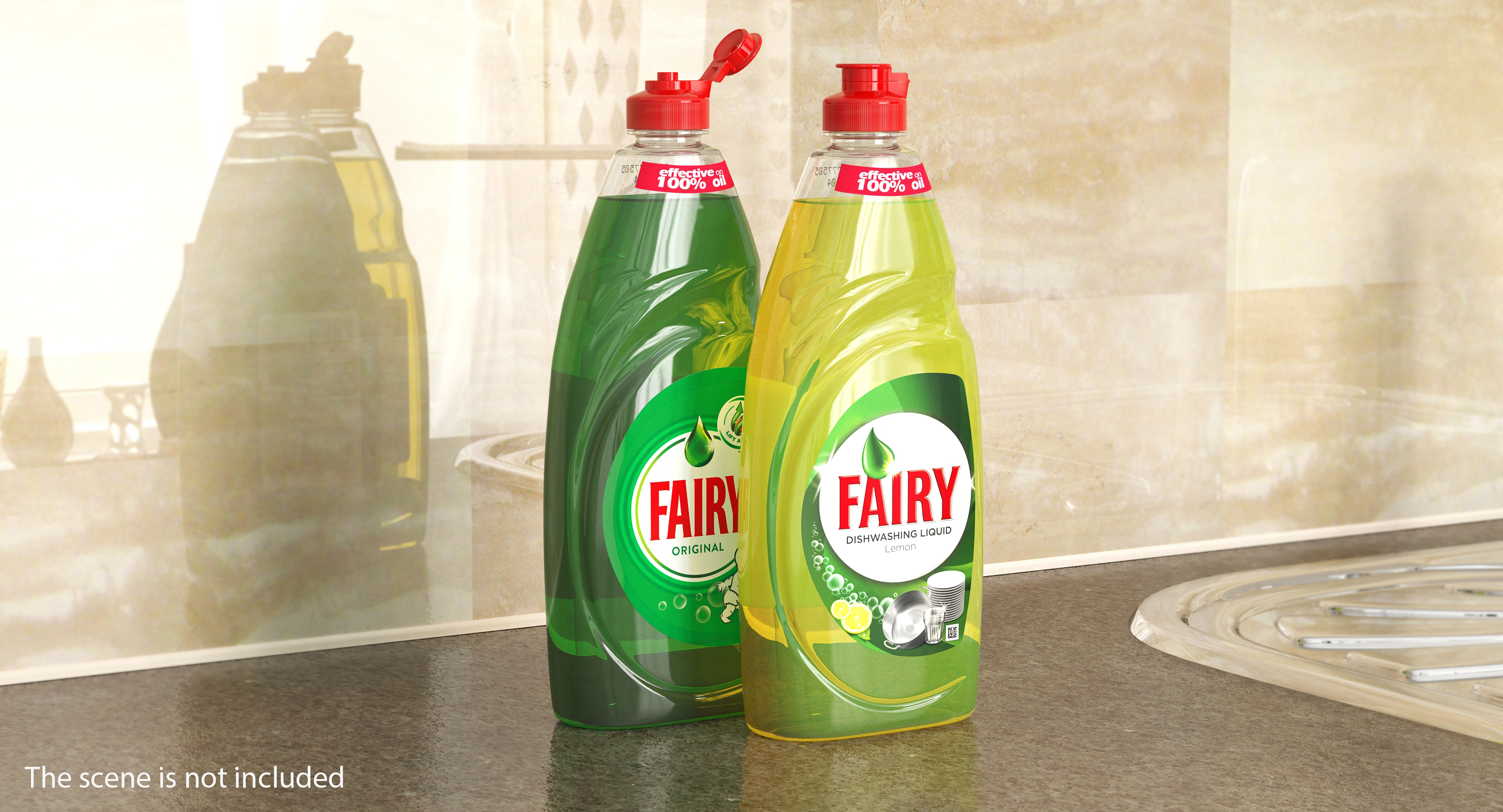 3D model Lemon Dishwashing Liquid Fairy