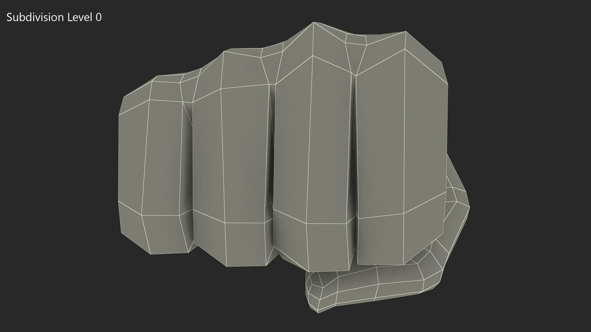 Oncoming Fist Emoji 3D model