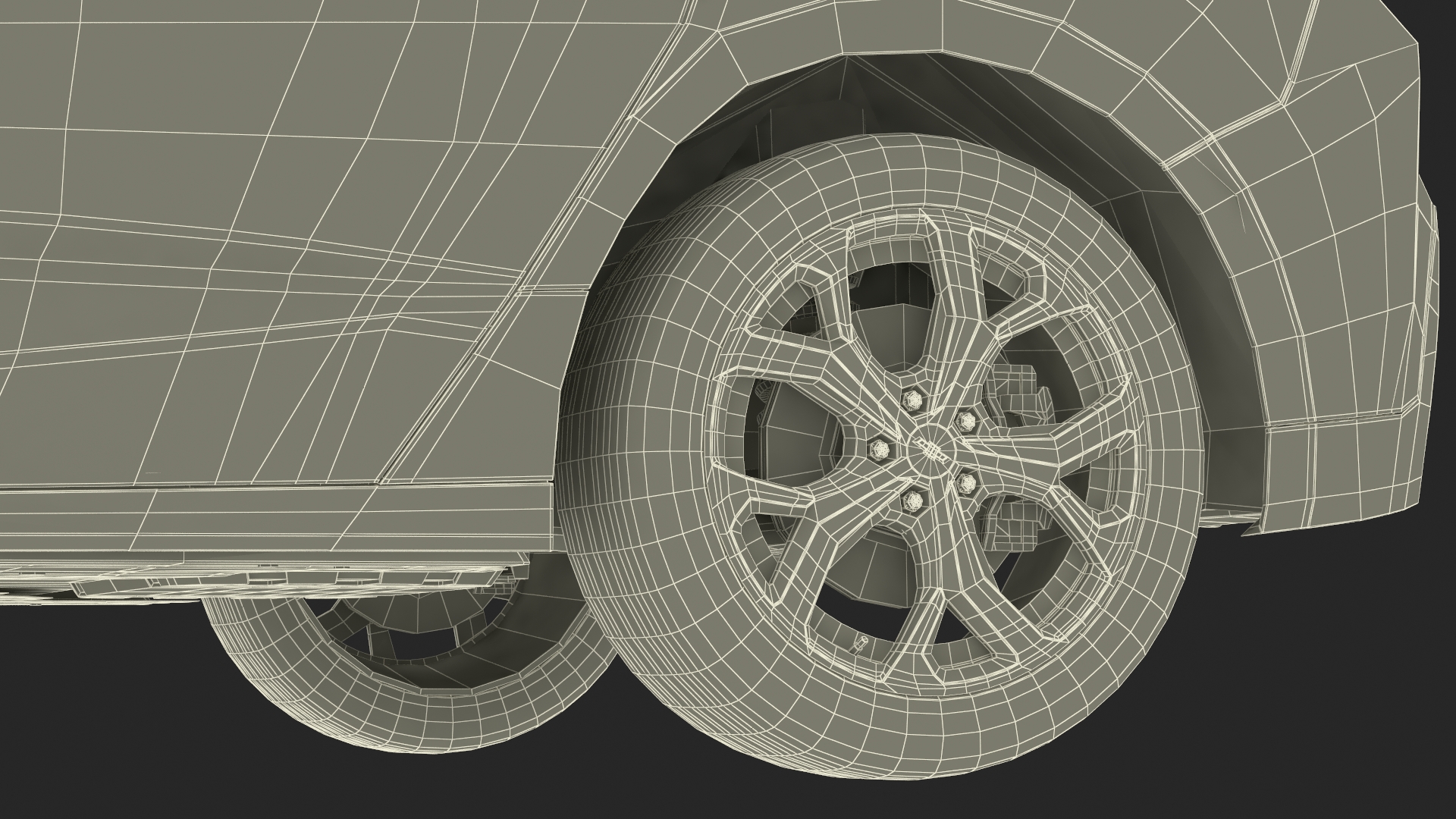 3D model Chevrolet Volt Rigged for Maya