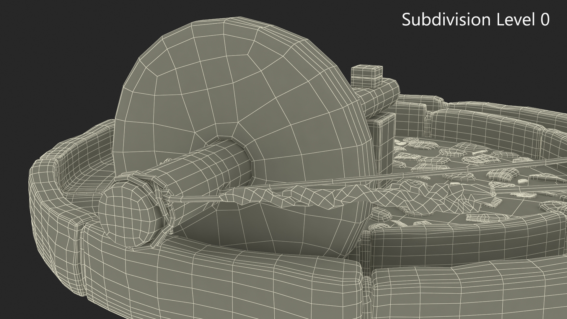 3D Historical Mill Harness model