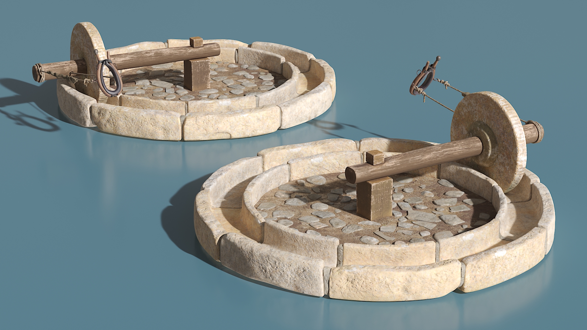 3D Historical Mill Harness model