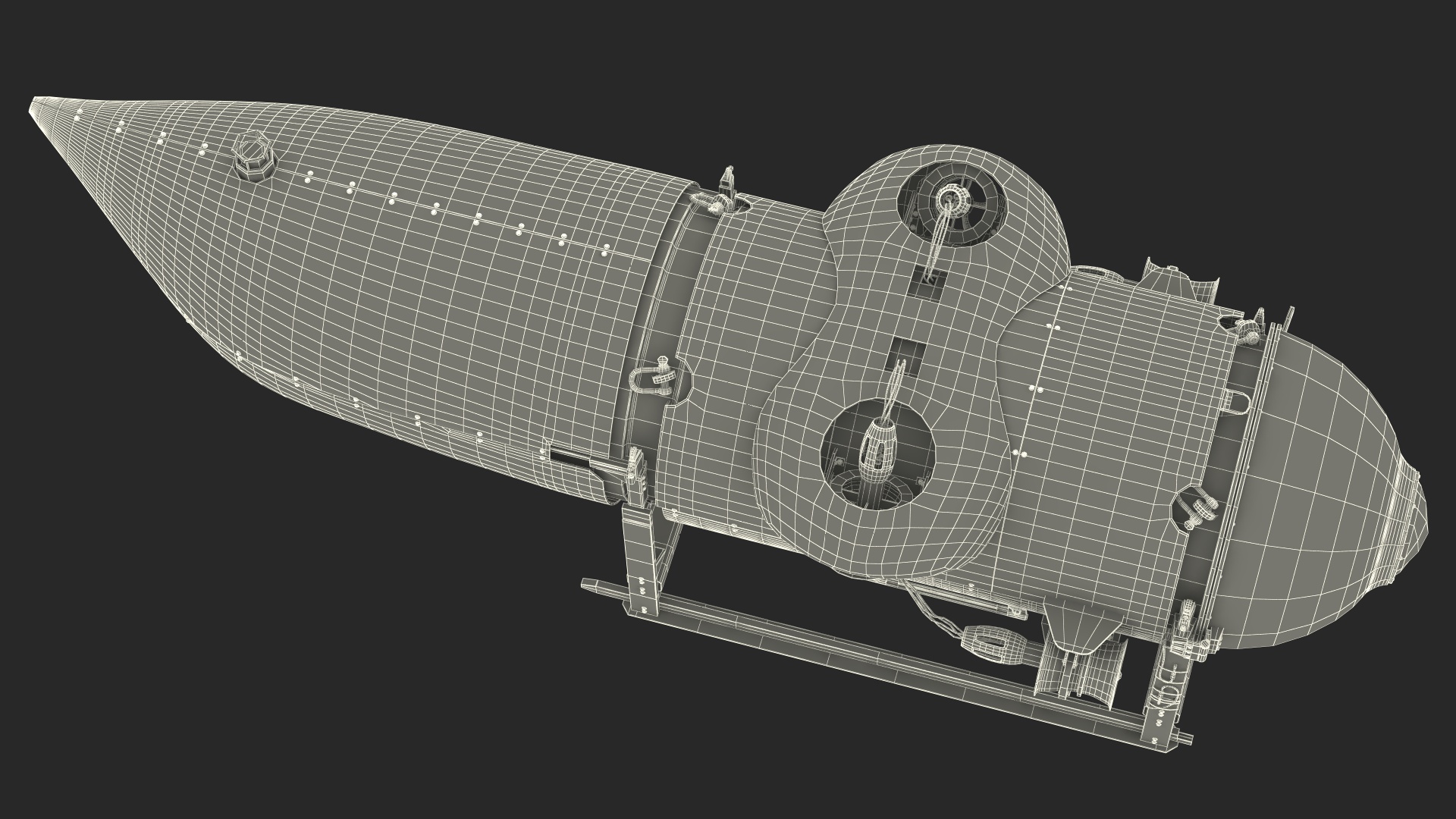 OceanGate Titan Submarine New 3D model