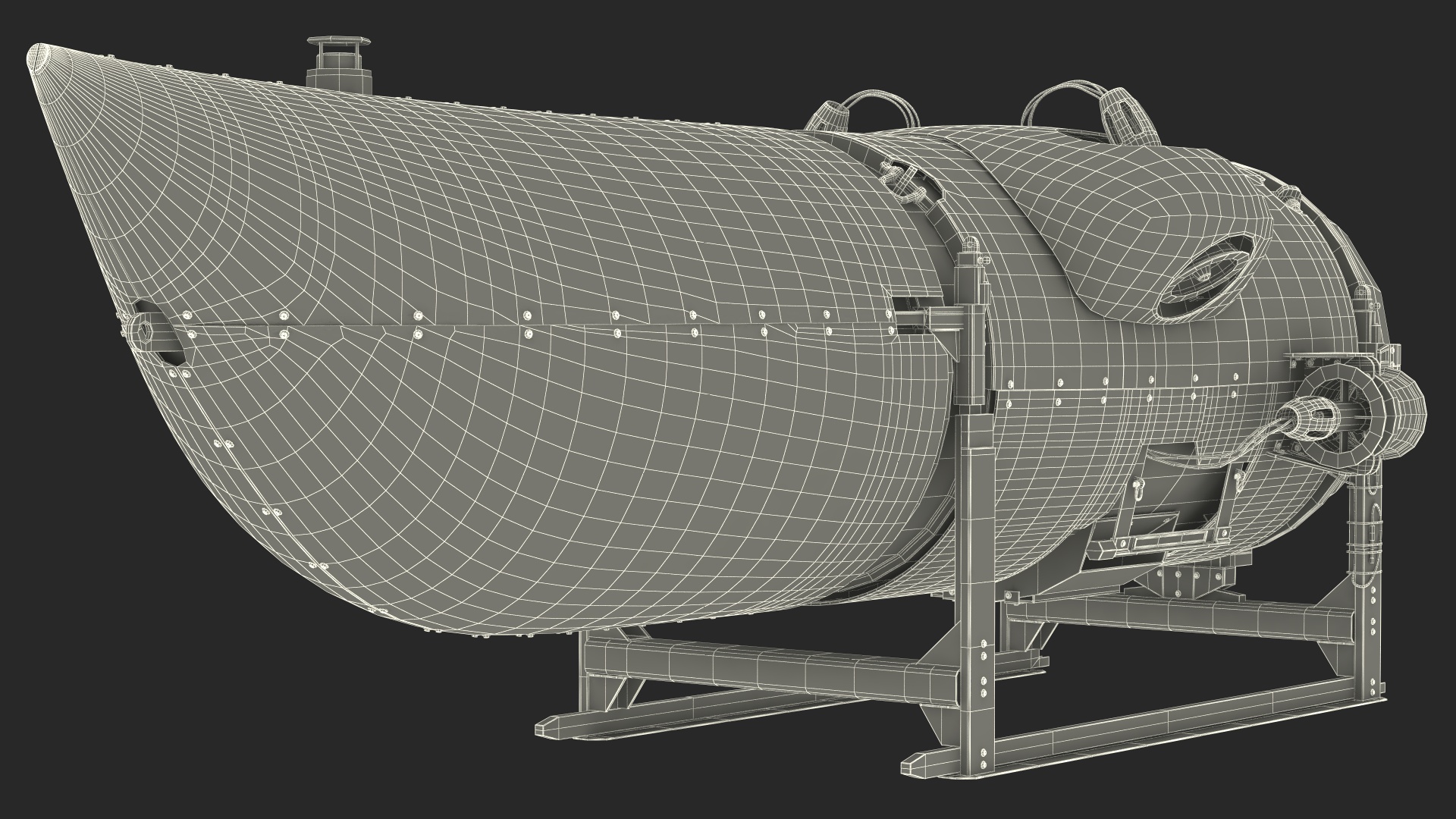 OceanGate Titan Submarine New 3D model