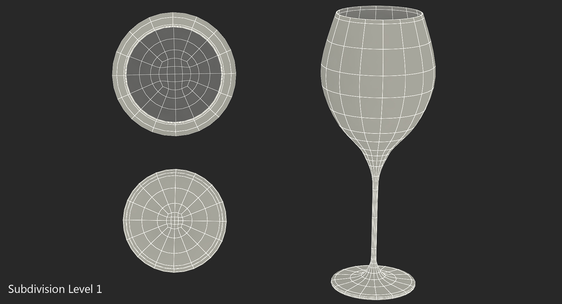 3D model Wine Glass