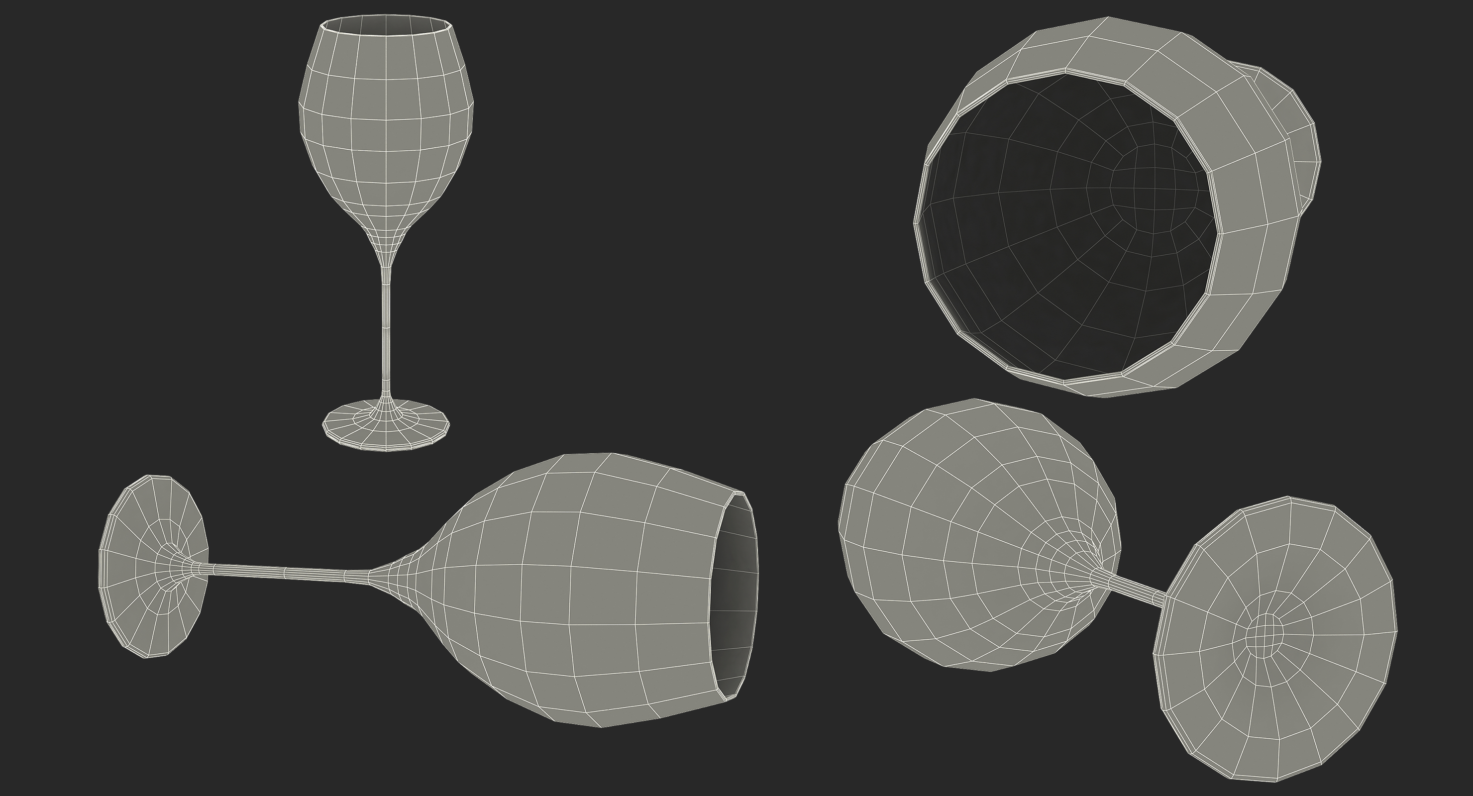 3D model Wine Glass