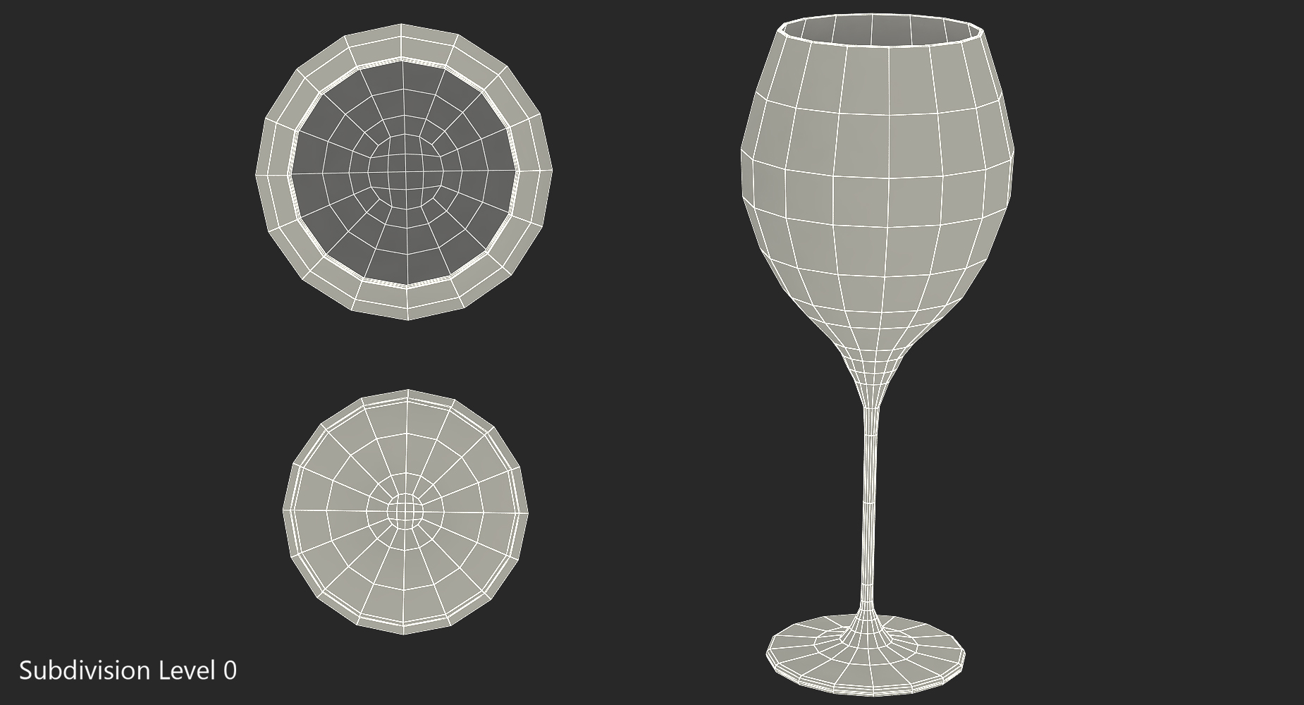 3D model Wine Glass