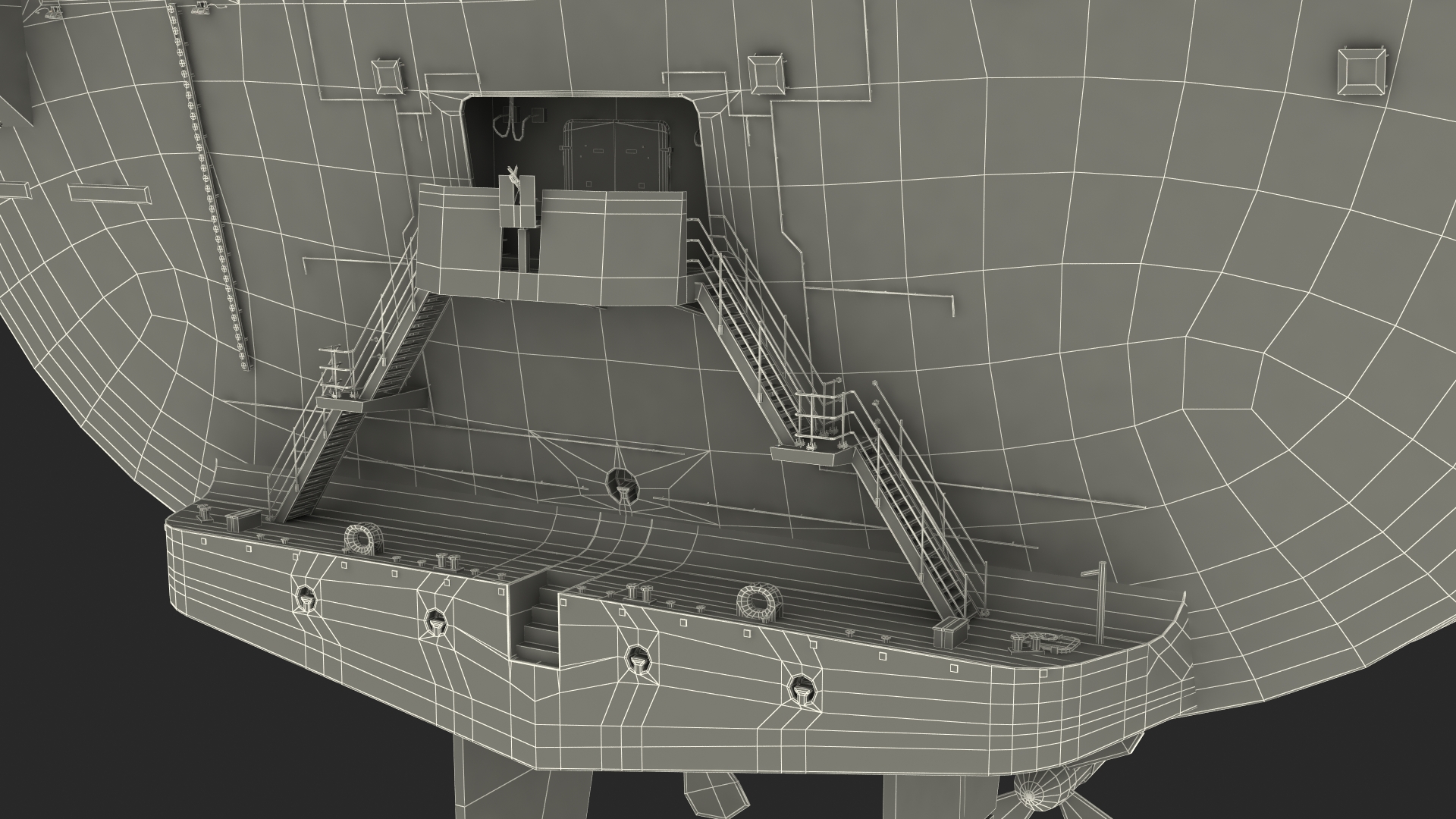 3D HMS Prince of Wales with Military Equipment model