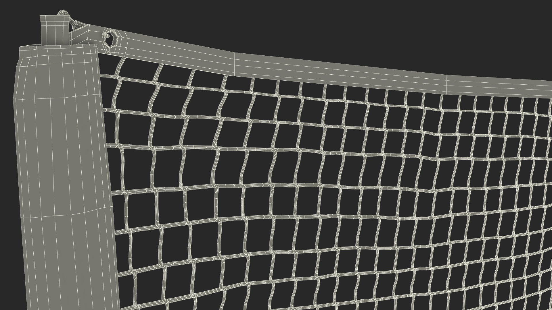 Portable Tennis Net 3D model