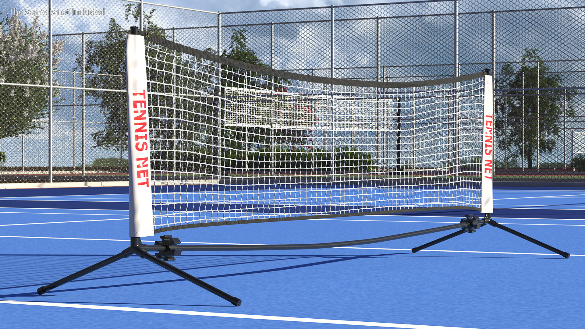 Portable Tennis Net 3D model