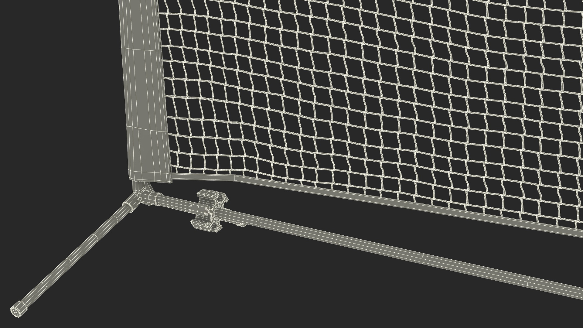 Portable Tennis Net 3D model