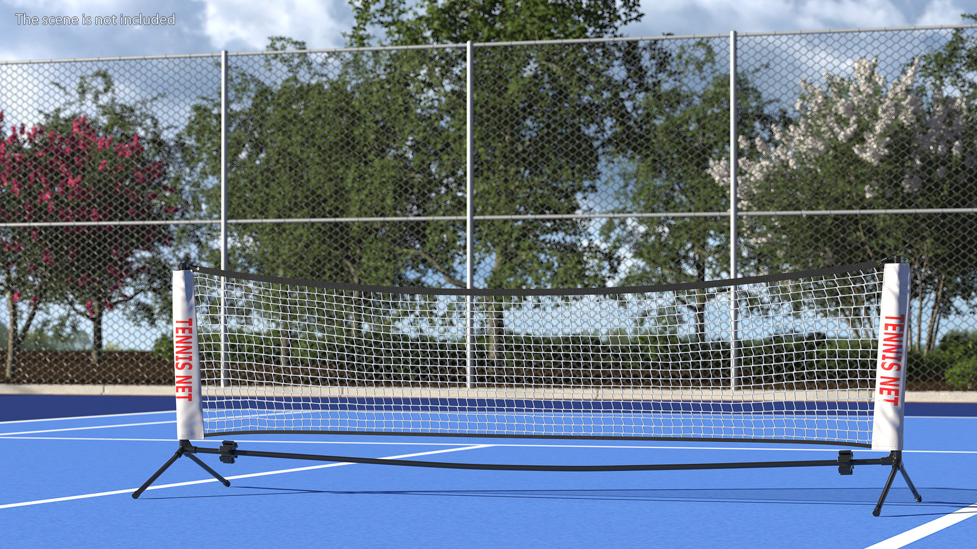 Portable Tennis Net 3D model