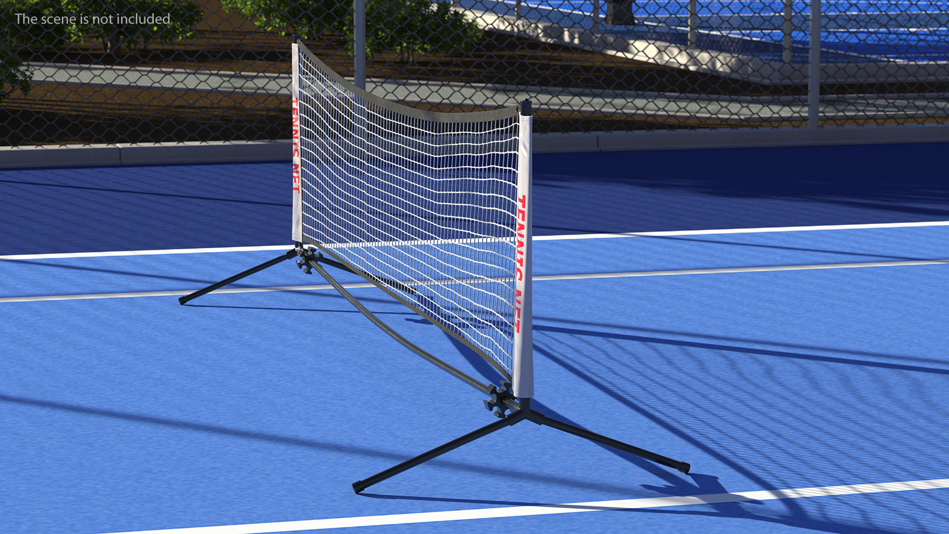 Portable Tennis Net 3D model