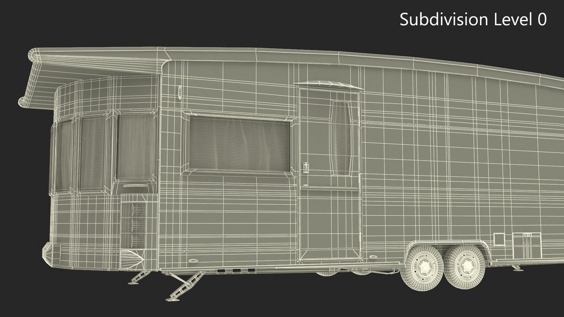 LANDHAUS Hobby Caravan 3D