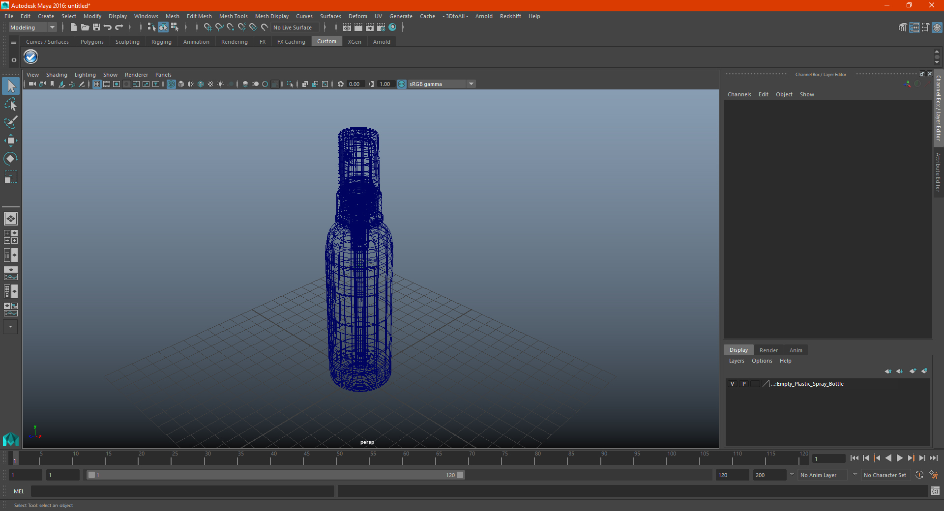 Hand Sanitizer Spray Bottle 3D