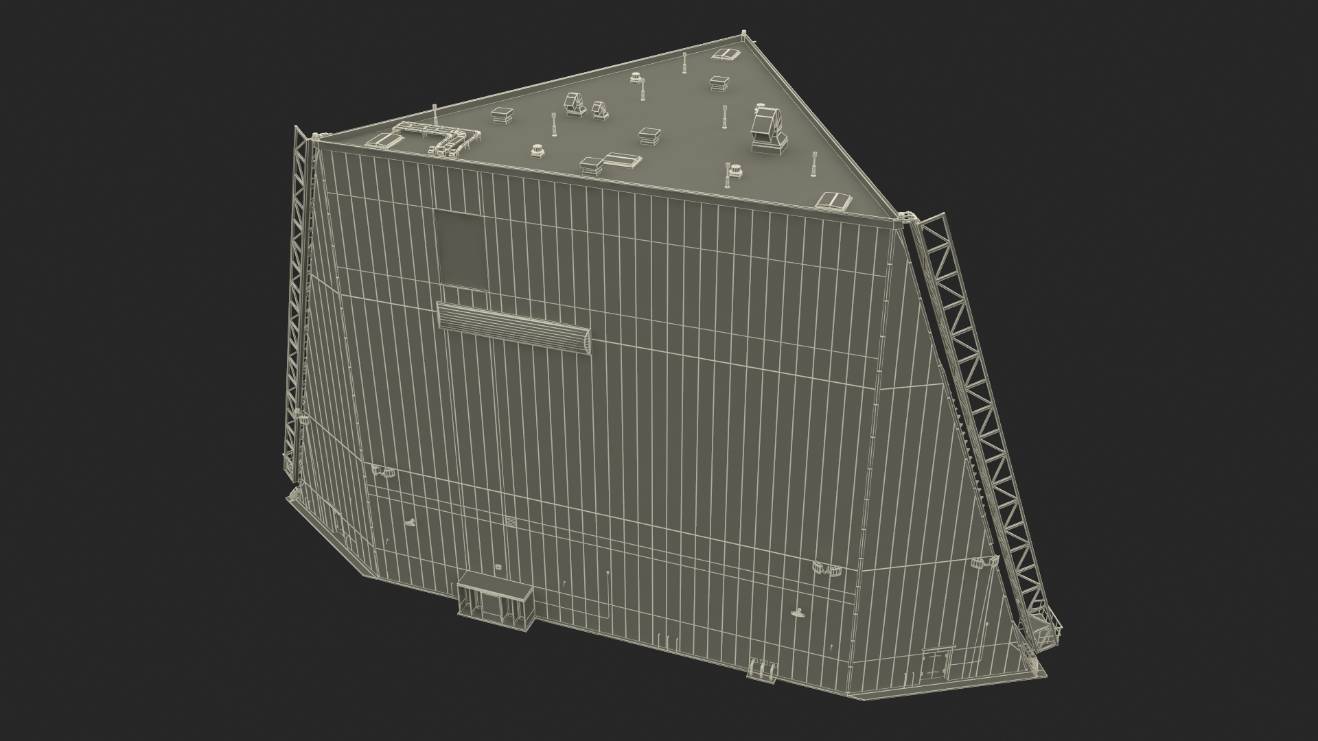 UEWR Early Missile Warning Radar 3D