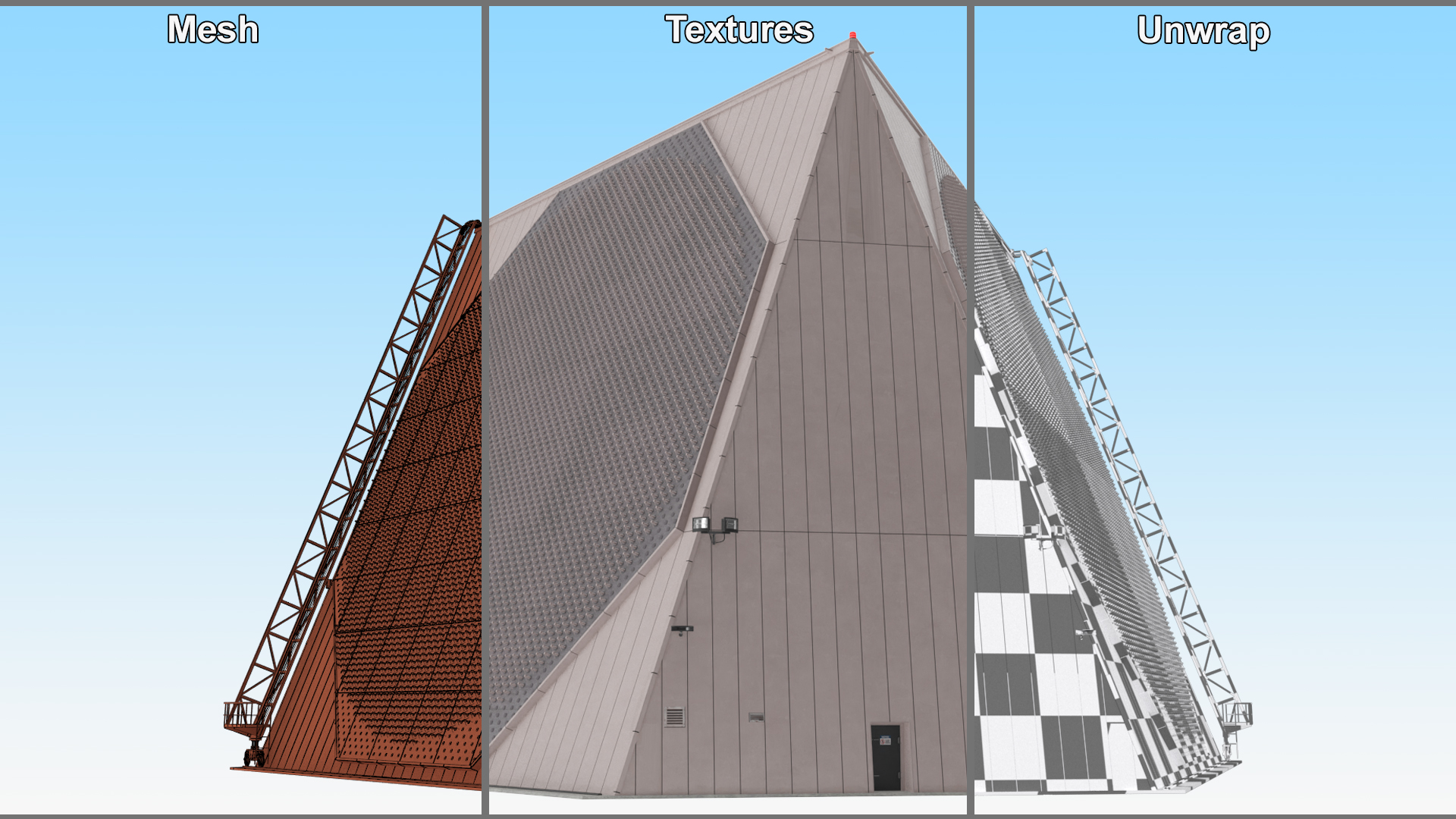 UEWR Early Missile Warning Radar 3D