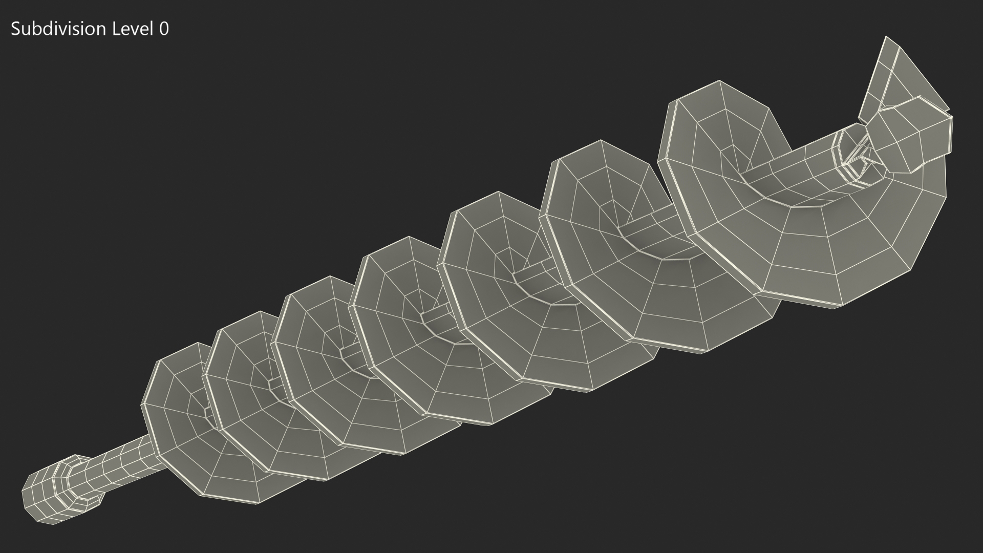 Earth Auger Bit New 3D model