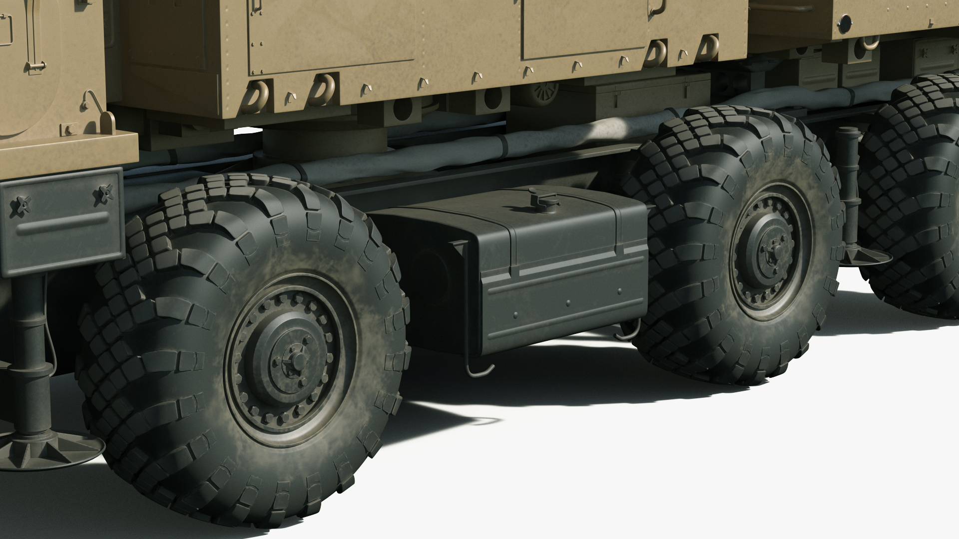 3D Desert Flap Lid B Tracking and Missile Guidance Radar model