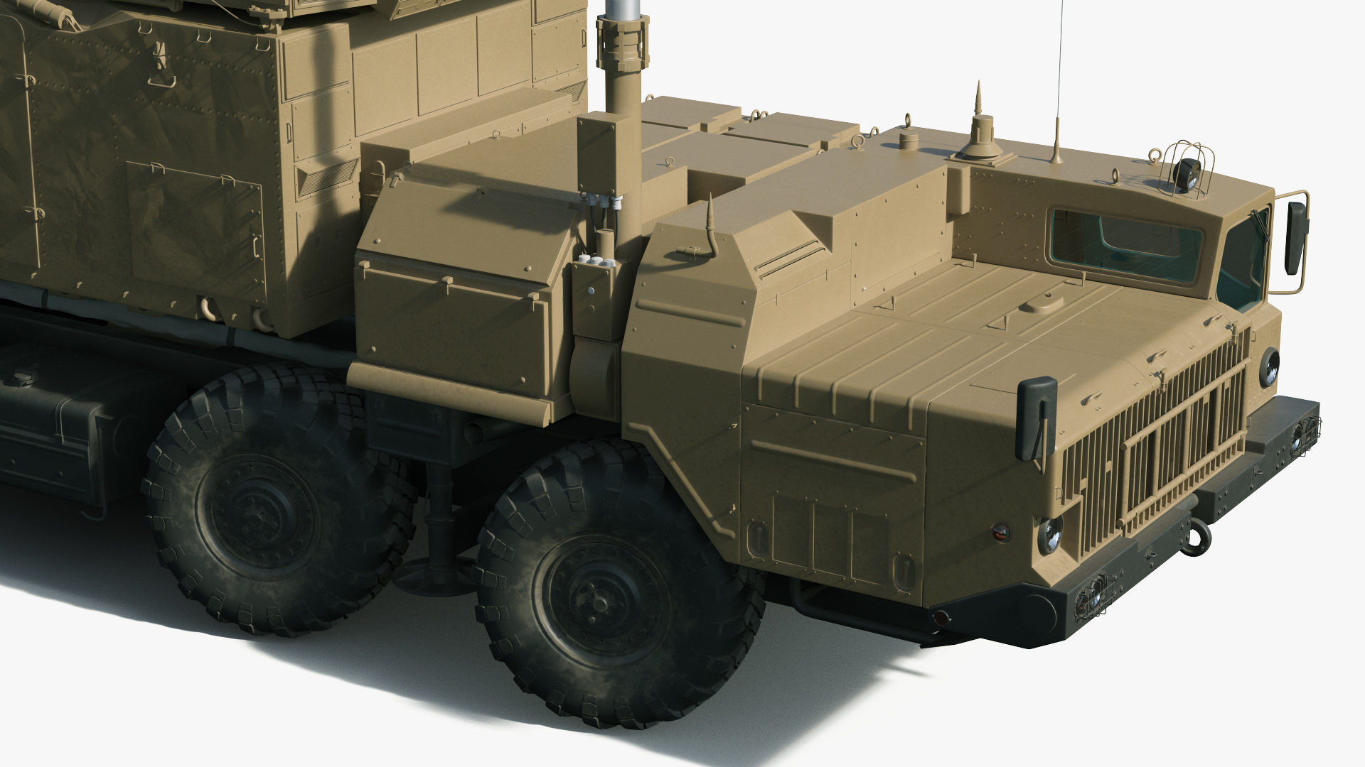 3D Desert Flap Lid B Tracking and Missile Guidance Radar model