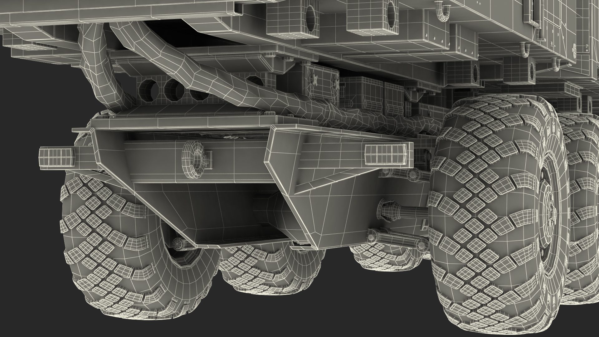 3D Desert Flap Lid B Tracking and Missile Guidance Radar model