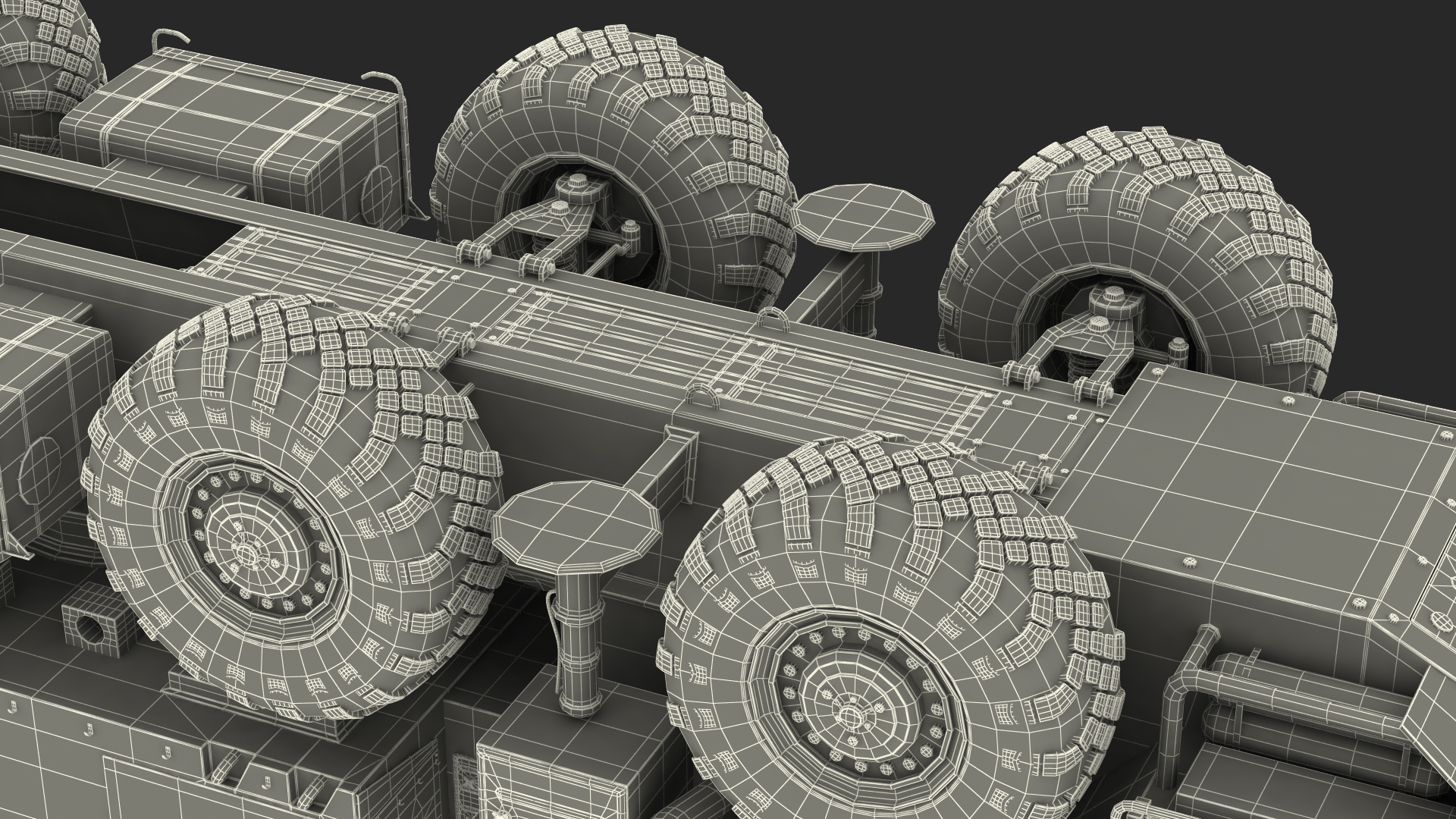 3D Desert Flap Lid B Tracking and Missile Guidance Radar model