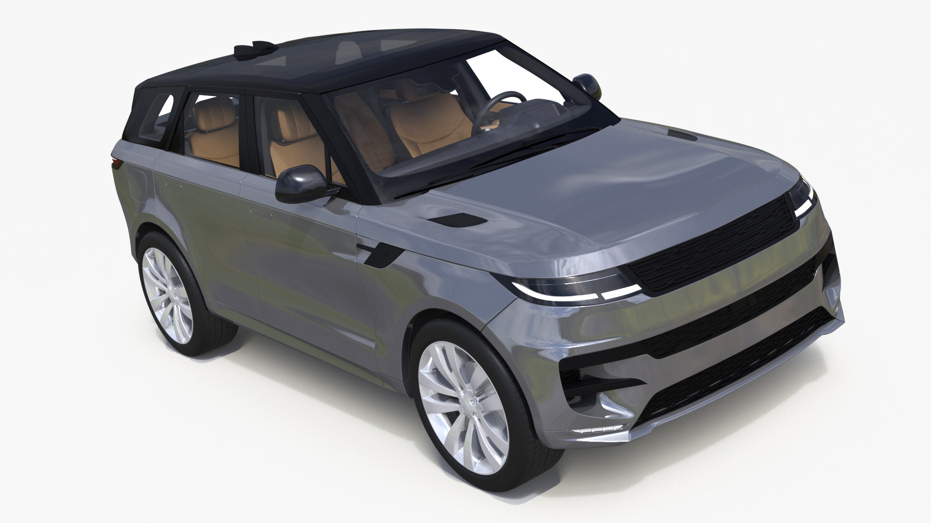 3D Luxury Sport SUV Grey