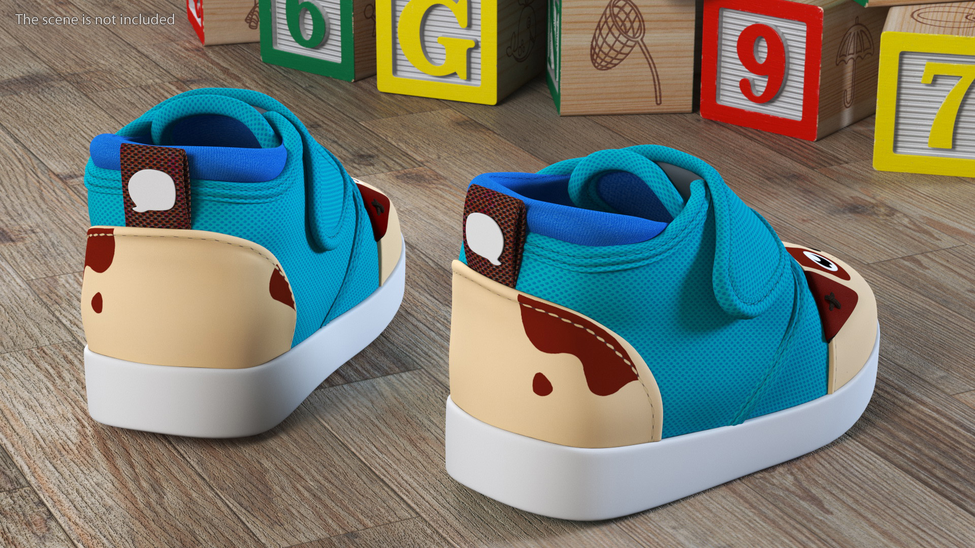 Puppy Toddler Shoes 3D model