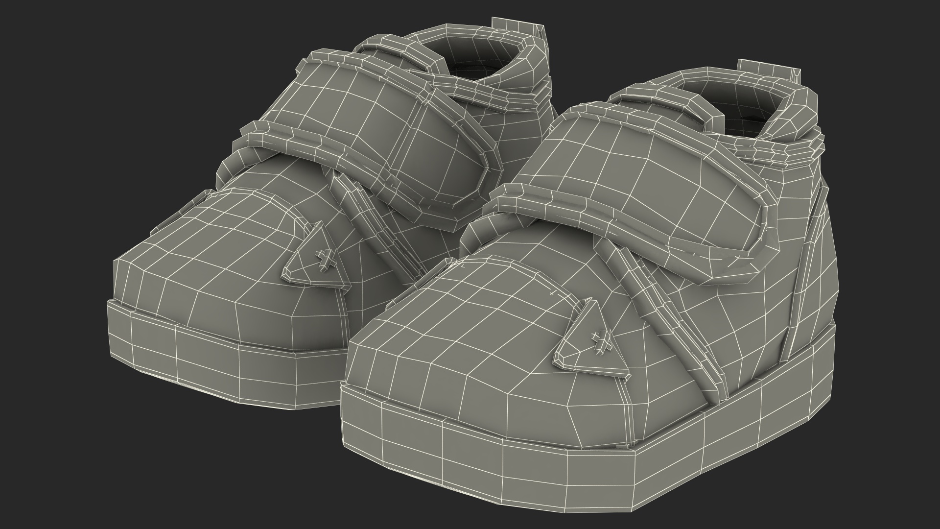 Puppy Toddler Shoes 3D model