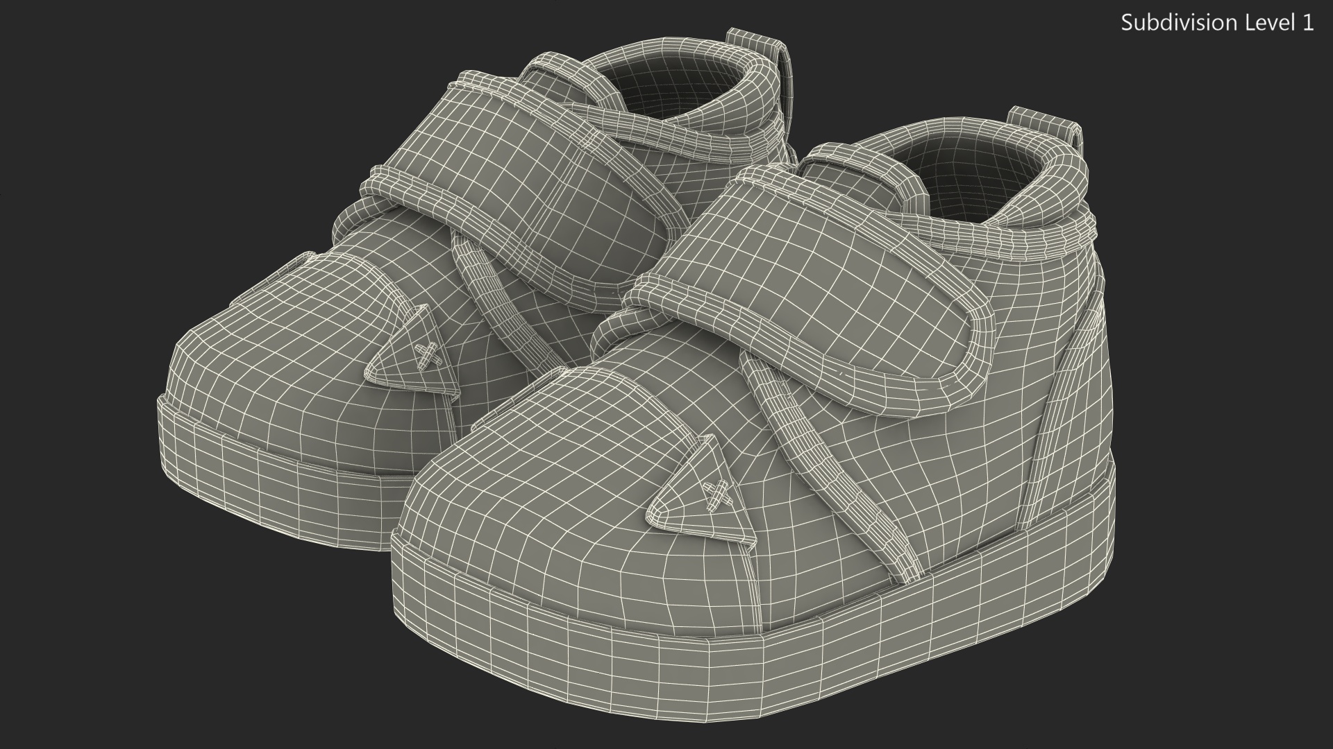 Puppy Toddler Shoes 3D model