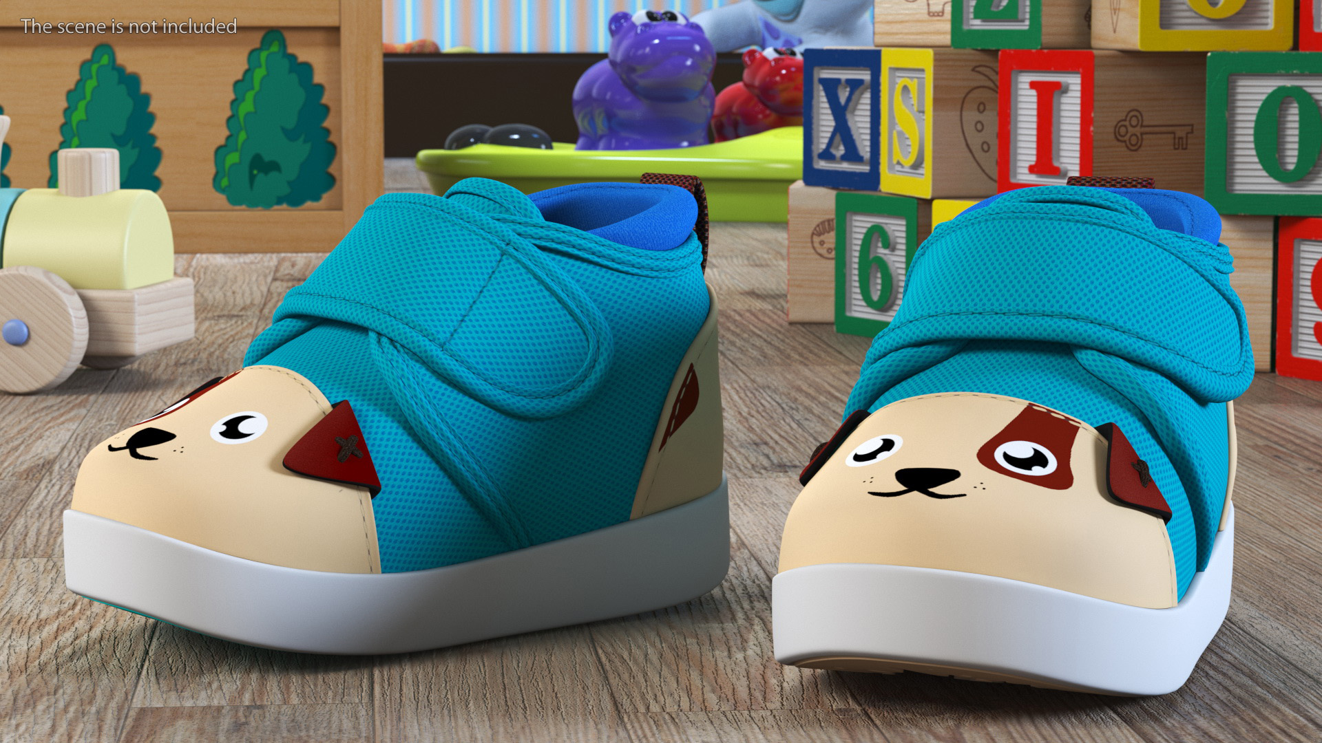 Puppy Toddler Shoes 3D model