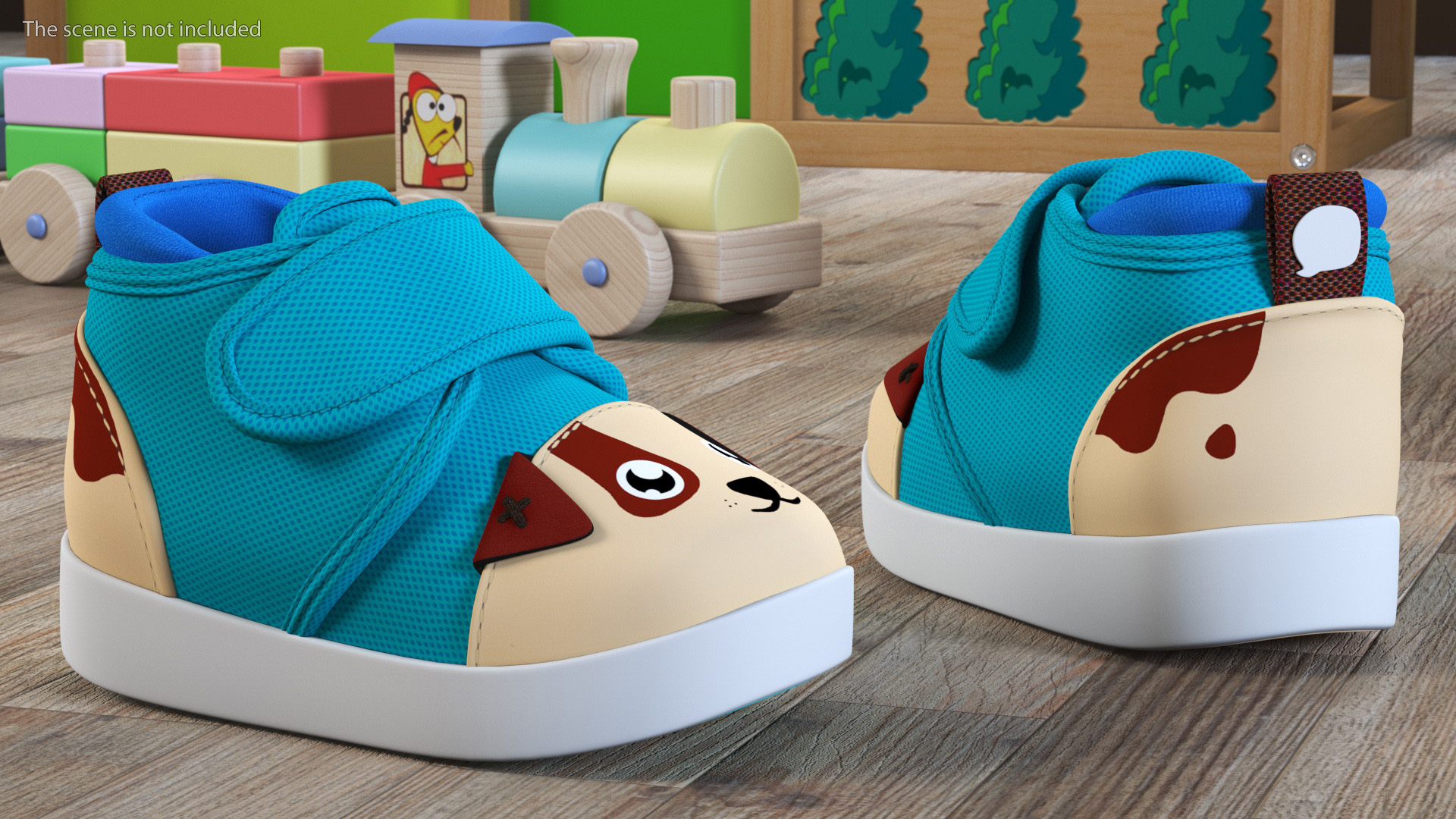 Puppy Toddler Shoes 3D model