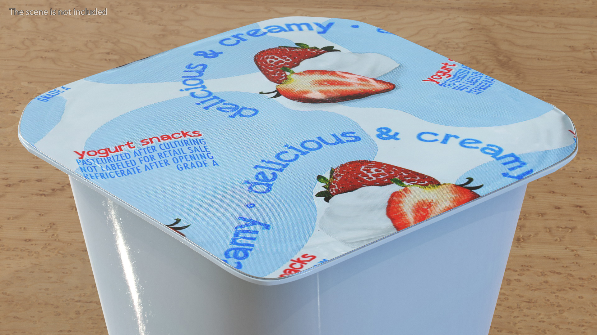 Strawberry Yogurt Gerber 3D model