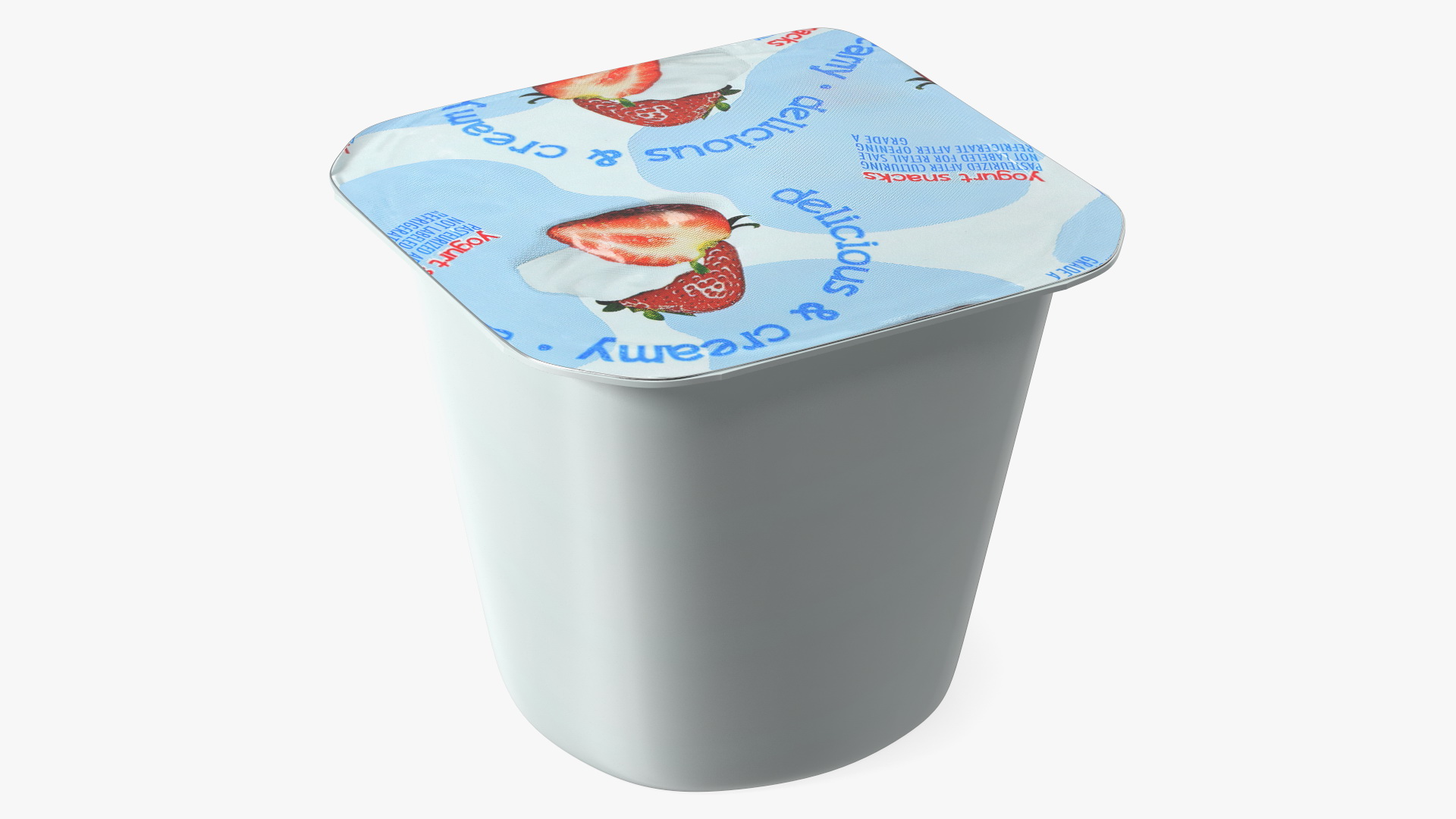 Strawberry Yogurt Gerber 3D model