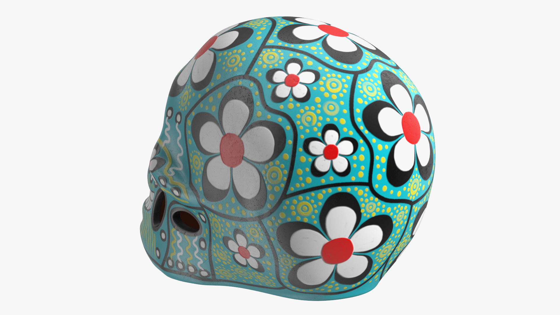 3D Calavera Flor de Vida