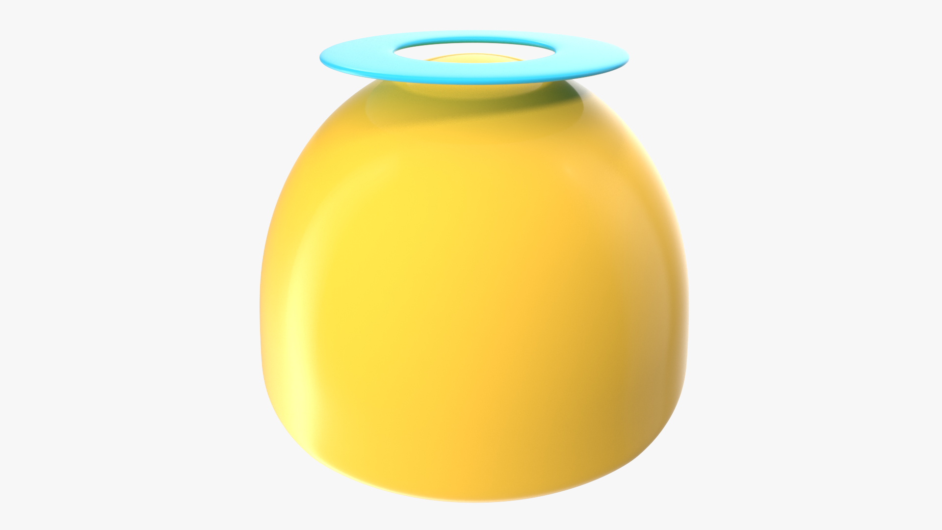 3D Halo Face Android Emoji model