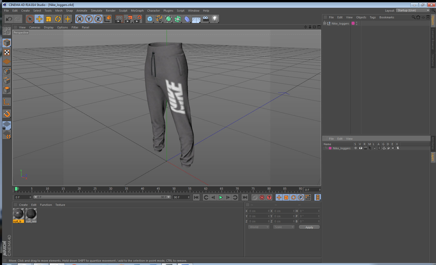 Nike Joggers 3D