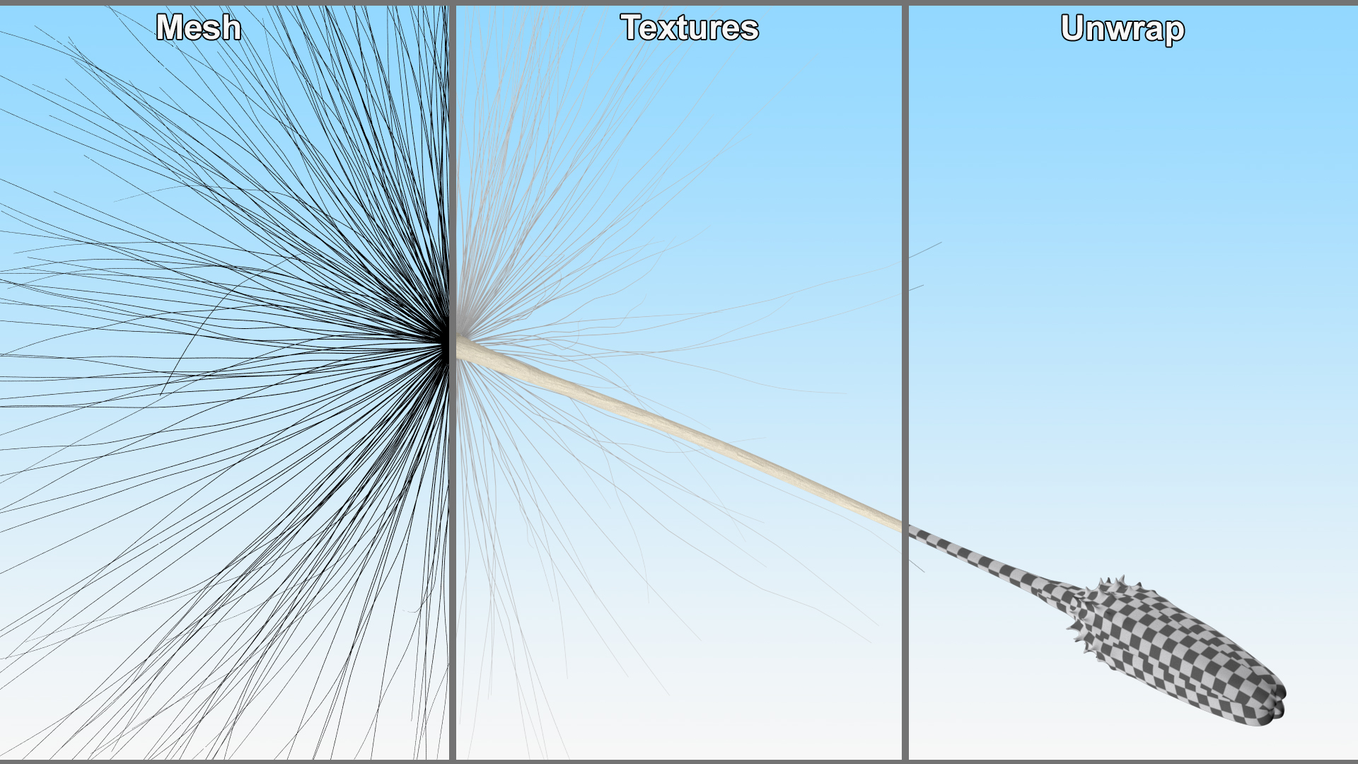 Dandelion Seed 3D model