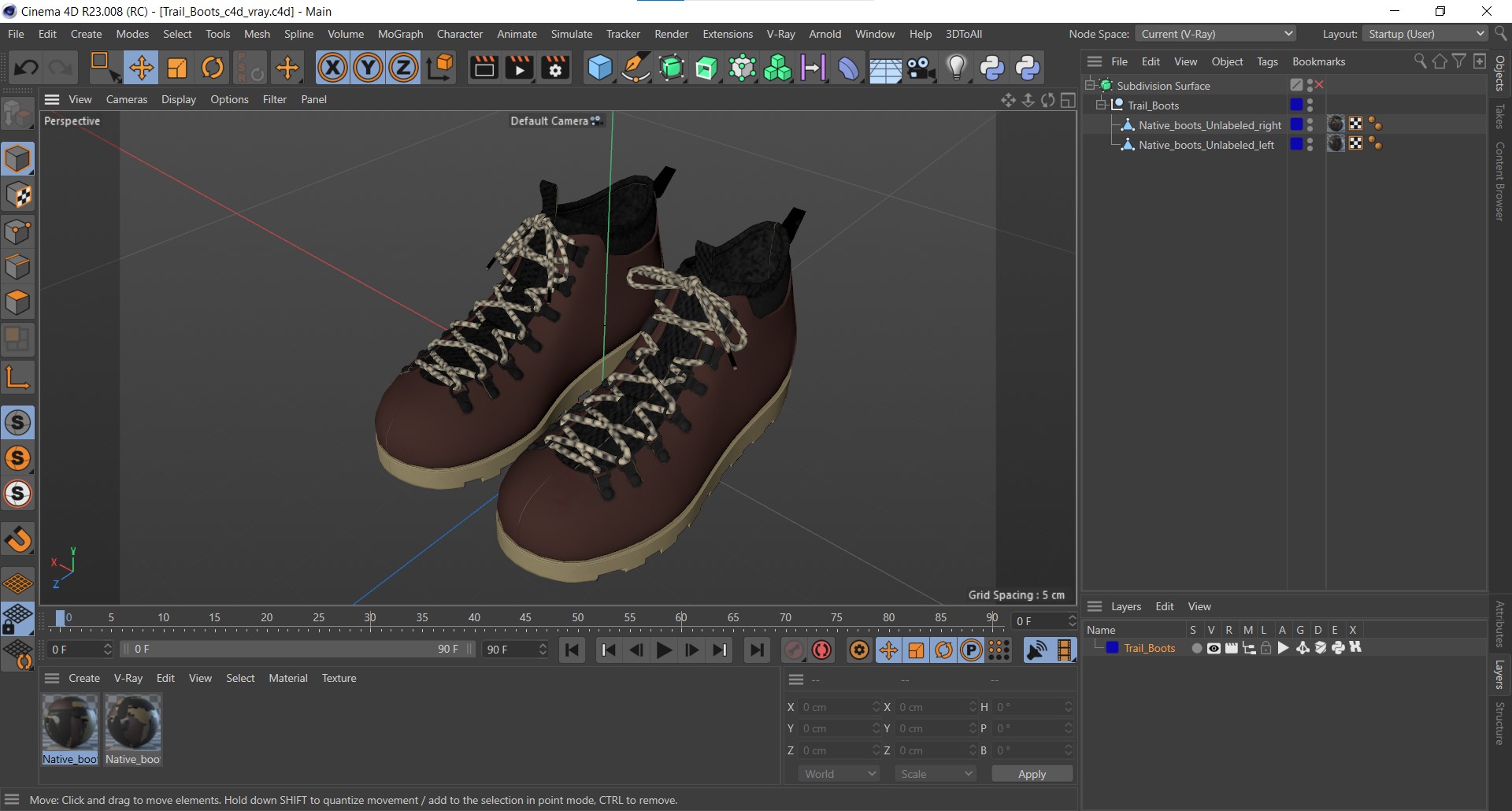 3D Trail Boots