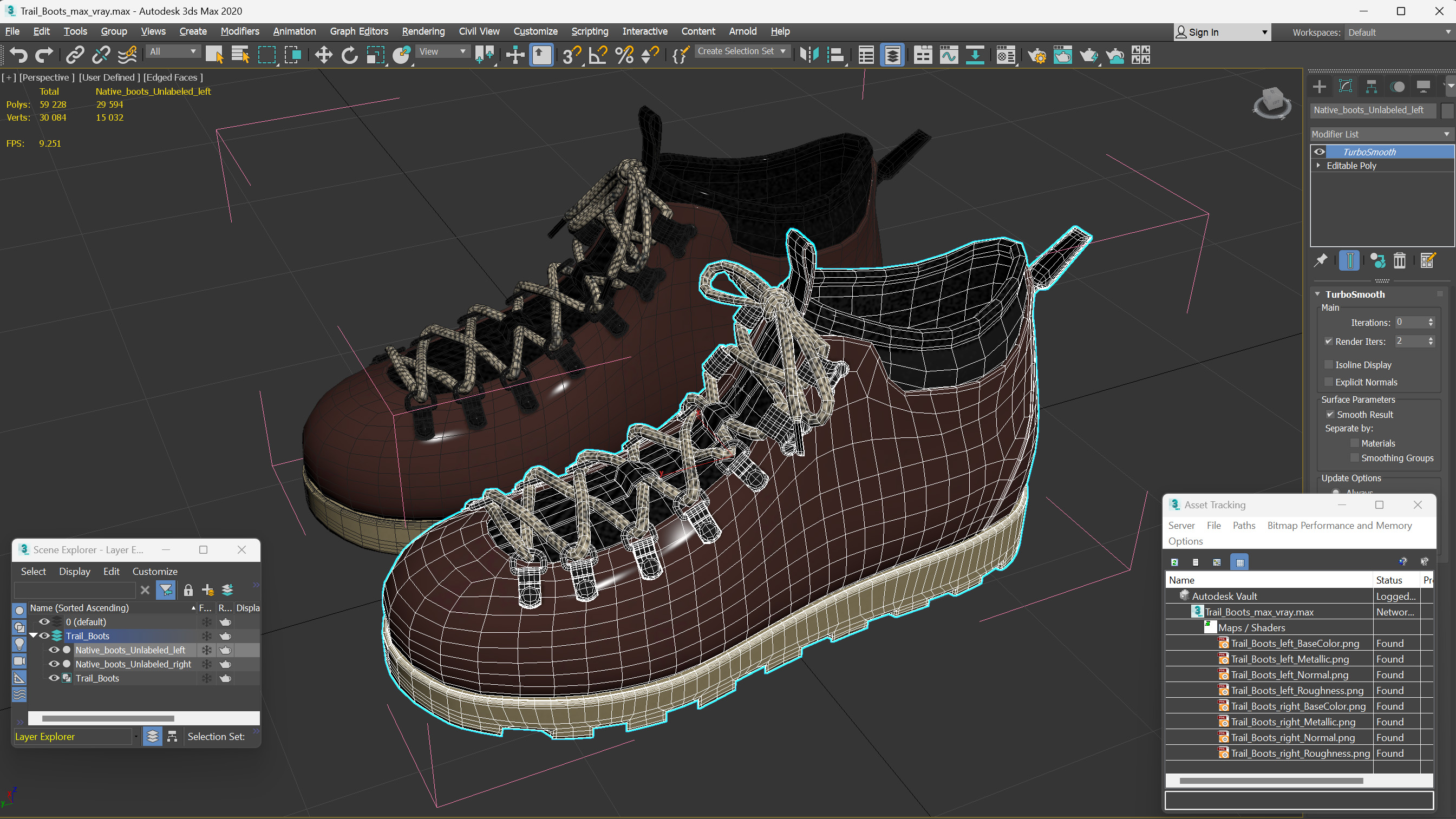 3D Trail Boots