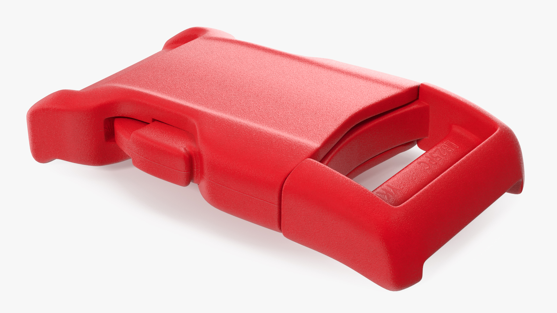 3D model YKK Contoured Side Release Plastic Buckle Red