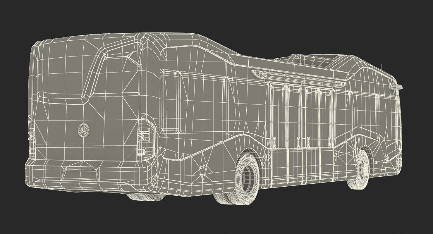 Mercedes Future Bus City Pilot Rigged 3D